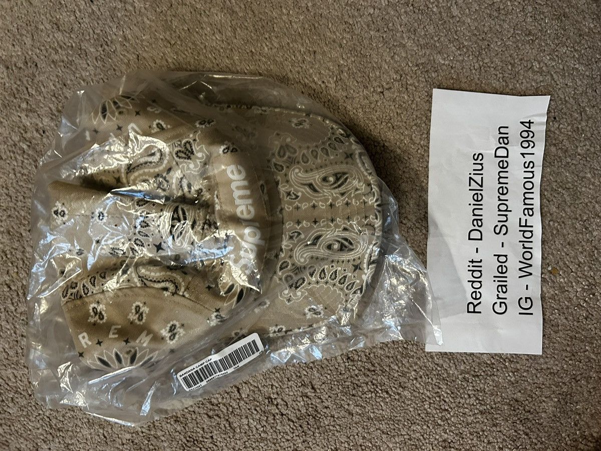 Supreme Supreme Bandana Camp Cap 'Tan' Size ONE SIZE - 4 Thumbnail