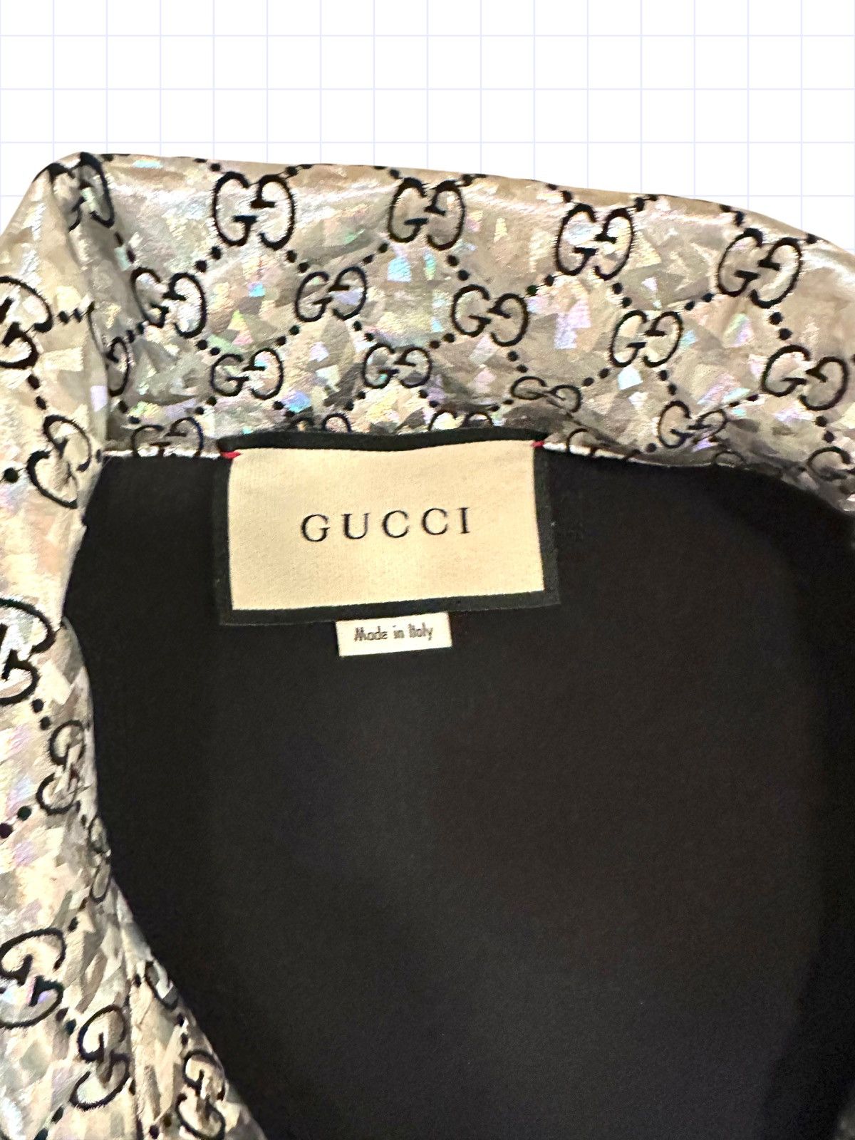 Gucci Gucci Holographic Monogram Track Jacket XL Size US XL / EU 56 / 4 - 2 Thumbnail