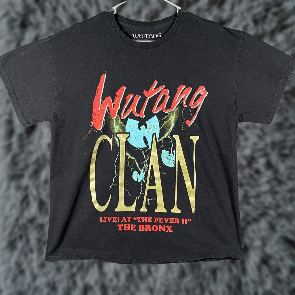 Vintage VINTAGE Wu-Tang Clan Shirt Mens XL Black Live At The Fever II Bronx Hip Hop Tee Size US XL / EU 56 / 4 - 1 Thumbnail