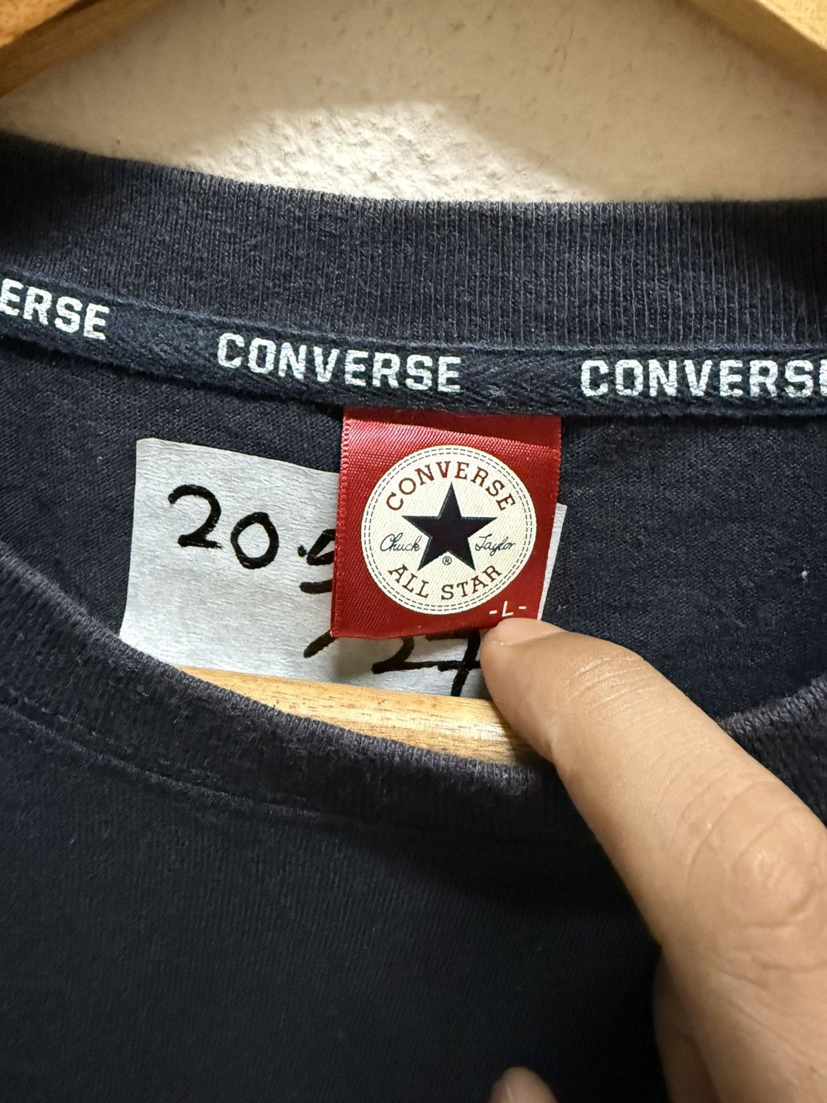 Converse Vintage Converse backhit logo tshirt Size US M / EU 48-50 / 2 - 6 Thumbnail