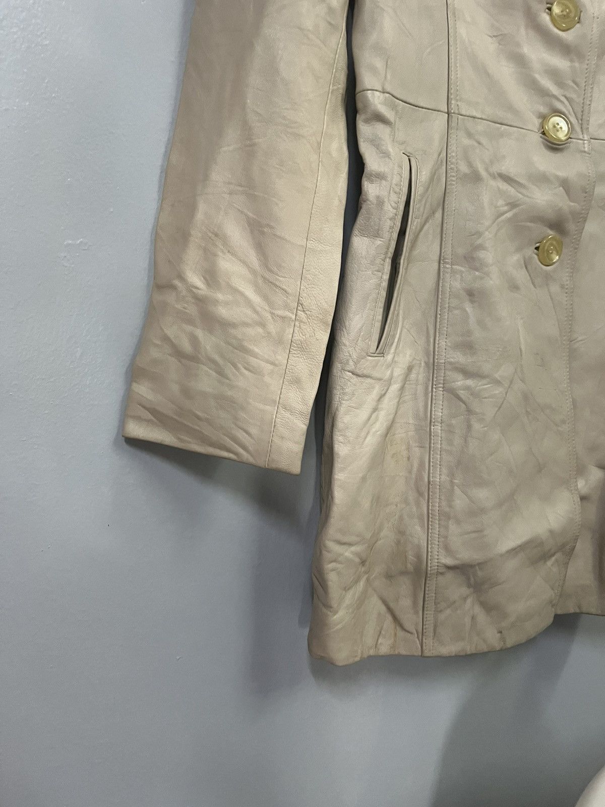 Japanese Brand Leather jacket Size S / US 4 / IT 40 - 3 Thumbnail