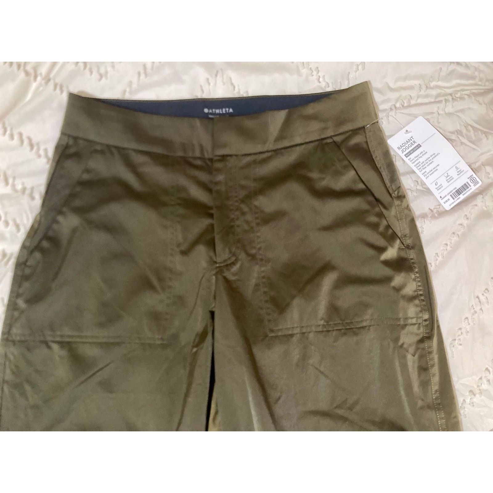 Athleta Athleta Radiant Joggers ‘Tortuga Green’ NWT! Size 27" / US 4 / IT 40 - 4 Thumbnail