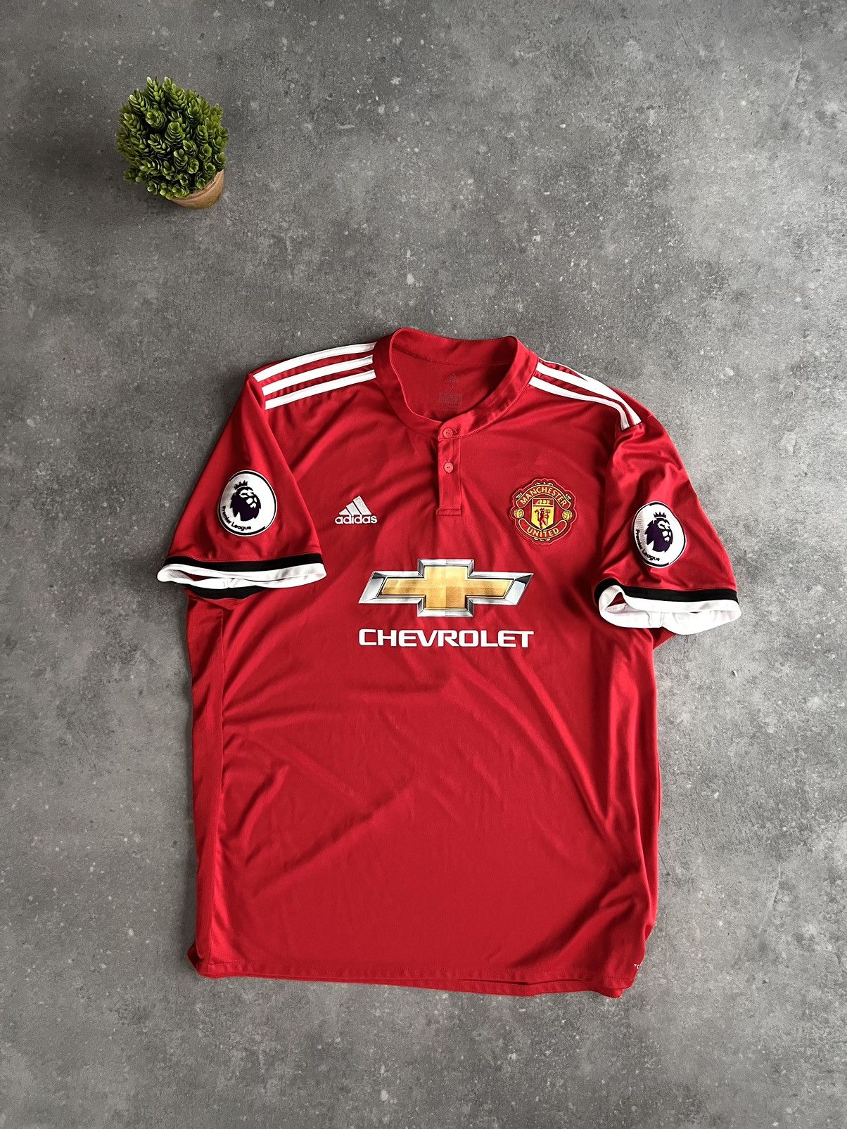 Adidas × Vintage Adidas Manchester United Lukaku Football Soccer FC Size US XXL / EU 58 / 5 - 2 Thumbnail