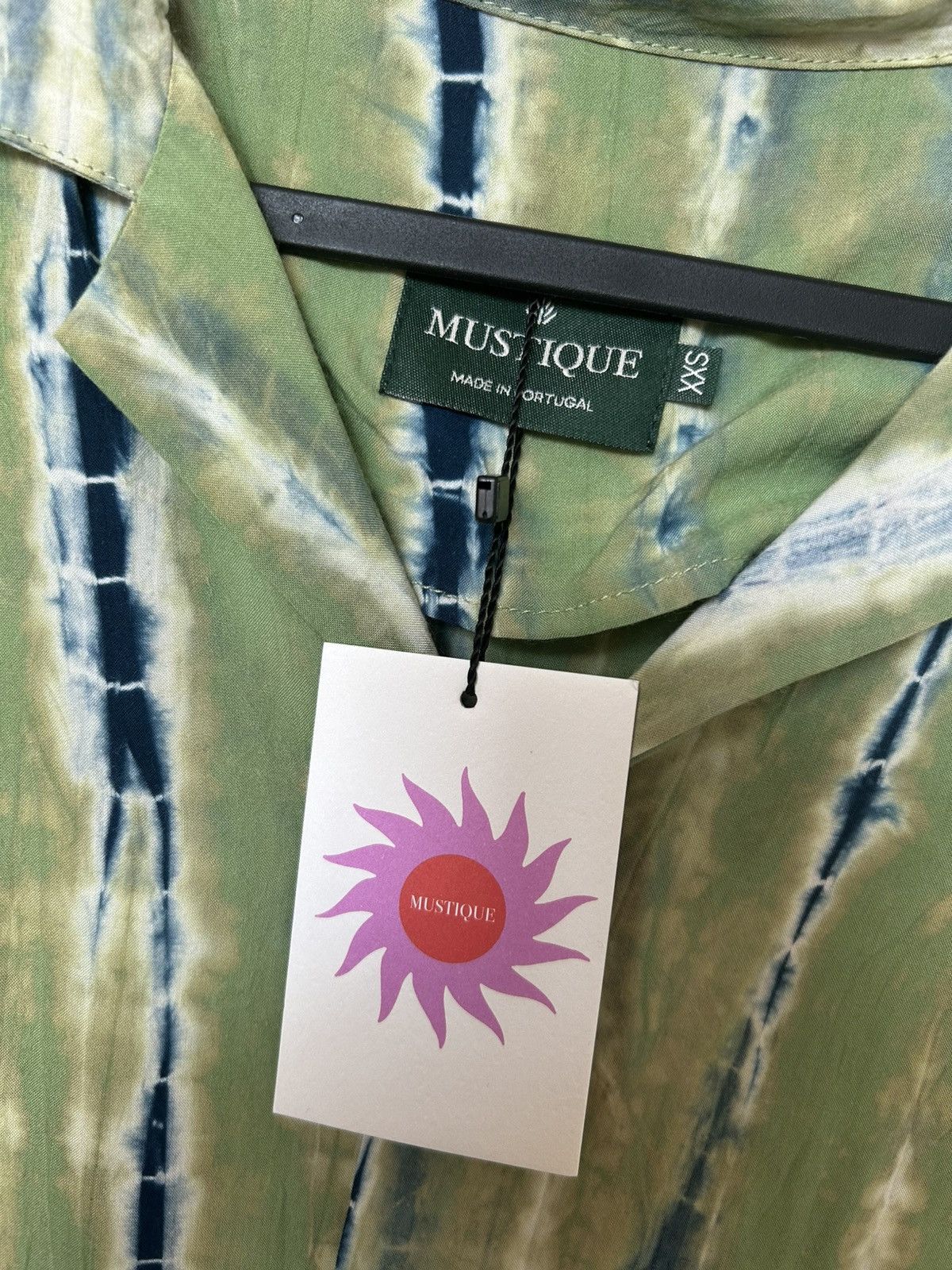 Other BNWT Mustique Paris Tie-Dye Short Sleeve Shirt - Portugal Size US XXS / EU 40 - 2 Thumbnail