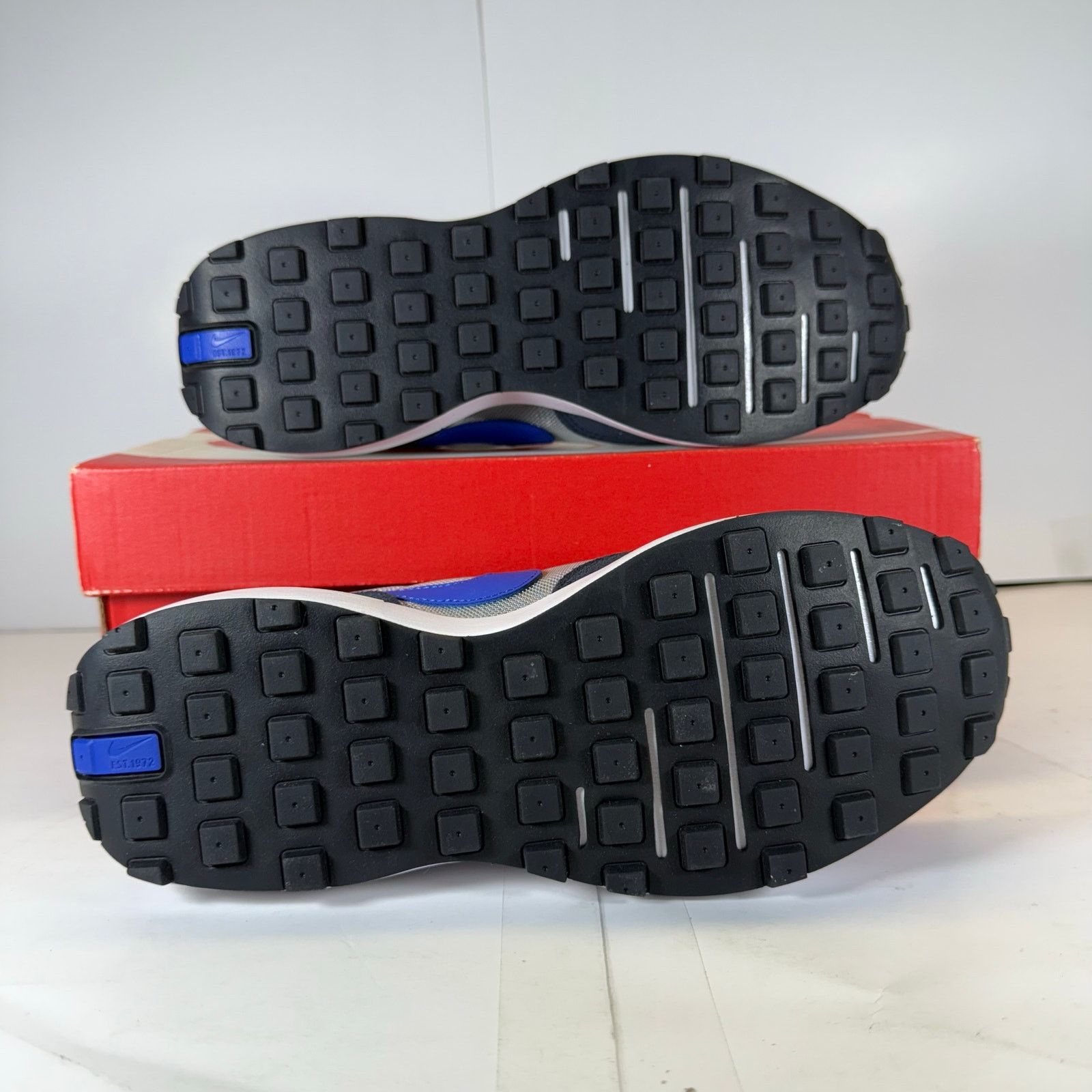 Nike Nike Waffle One (GS) Black/Blue DC0481-005 Size 5.5 Youth Size US 5.5 / IT 35.5 - 3 Thumbnail