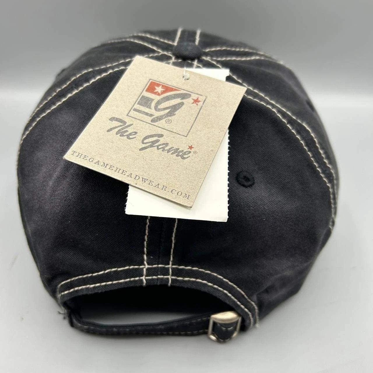 The Game Jackson Hole Wyoming Hat Men Black Strap Back Cotton Size ONE SIZE - 7 Thumbnail