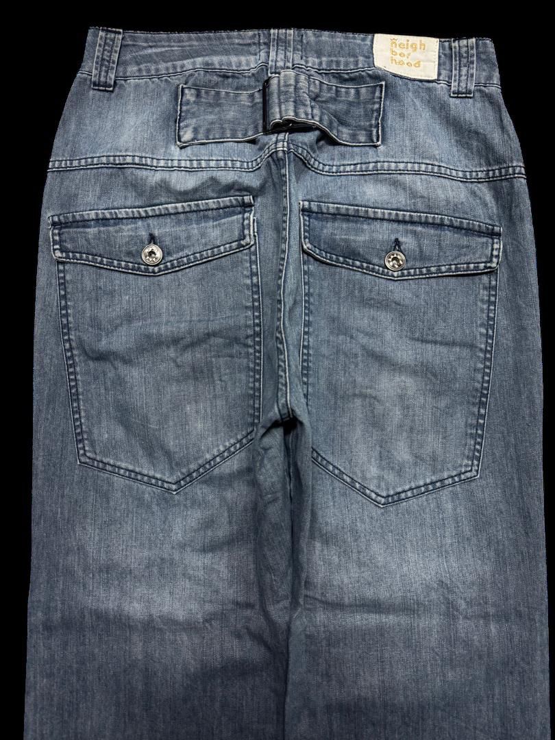 Vintage Y2K Baggy Neighborhood buckle Back Big Pocket Style