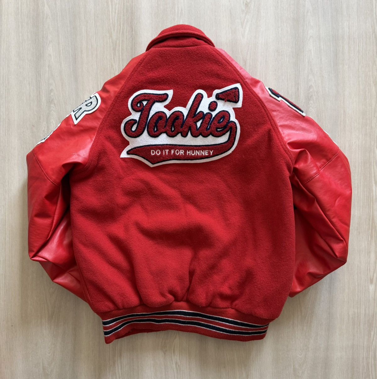 Other Dilly Varsity Letterman Bomber Red Nationals Tookie Sz S Size US S / EU 44-46 / 1 - 8 Thumbnail