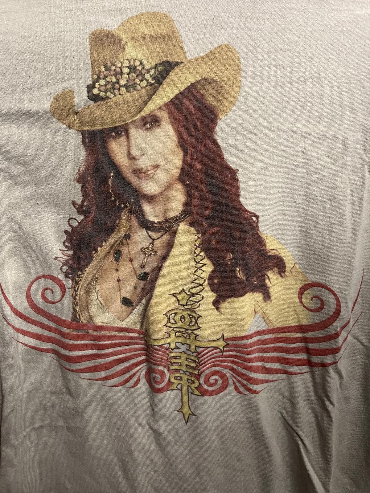 Designer Vintage Cher Living Proof Tour T-shirt Farewell Tour Shirt Size US L / EU 52-54 / 3 - 4 Thumbnail