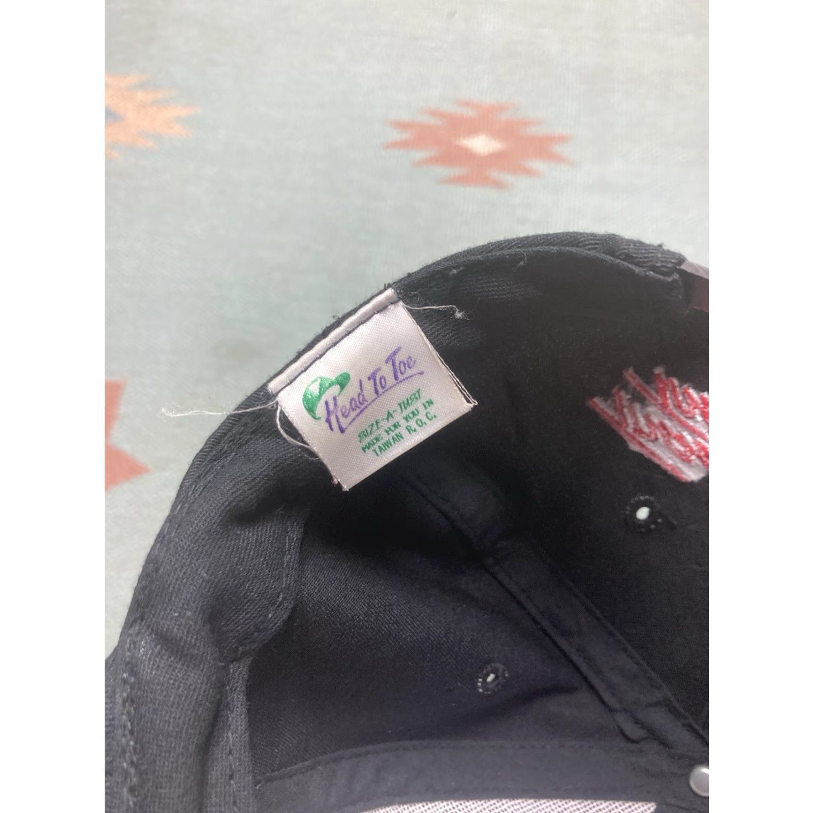 Doublet VINTAGE SnapBack Hat Cap Double Trouble Travis Tritt Marty Stuart Country Music Men Adjustable Black Snapback Hats Mens Size ONE SIZE - 7 Thumbnail
