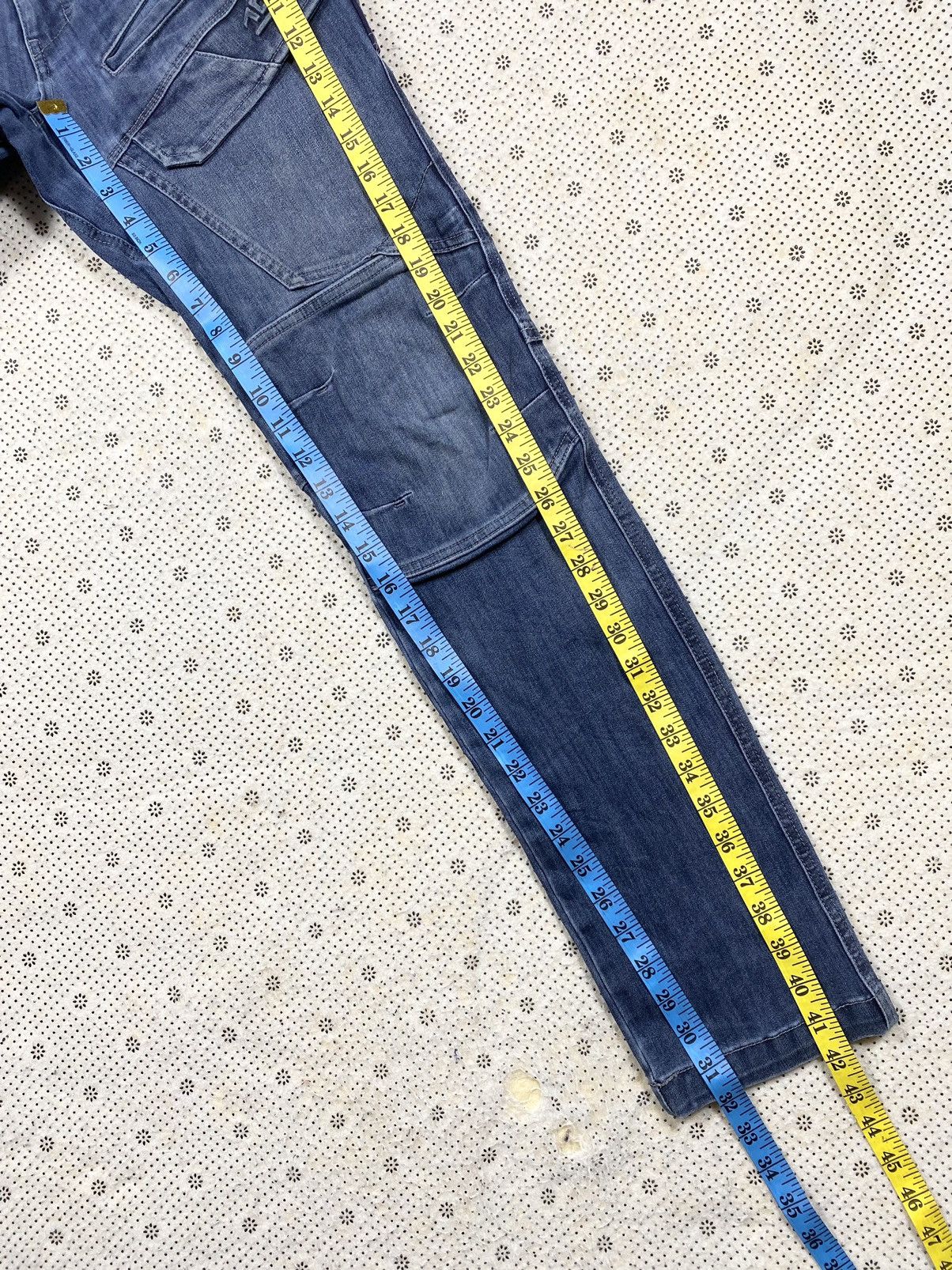 Japanese Brand Stylish Biker Pant By Tora Jeans Size US 30 / EU 46 - 4 Thumbnail