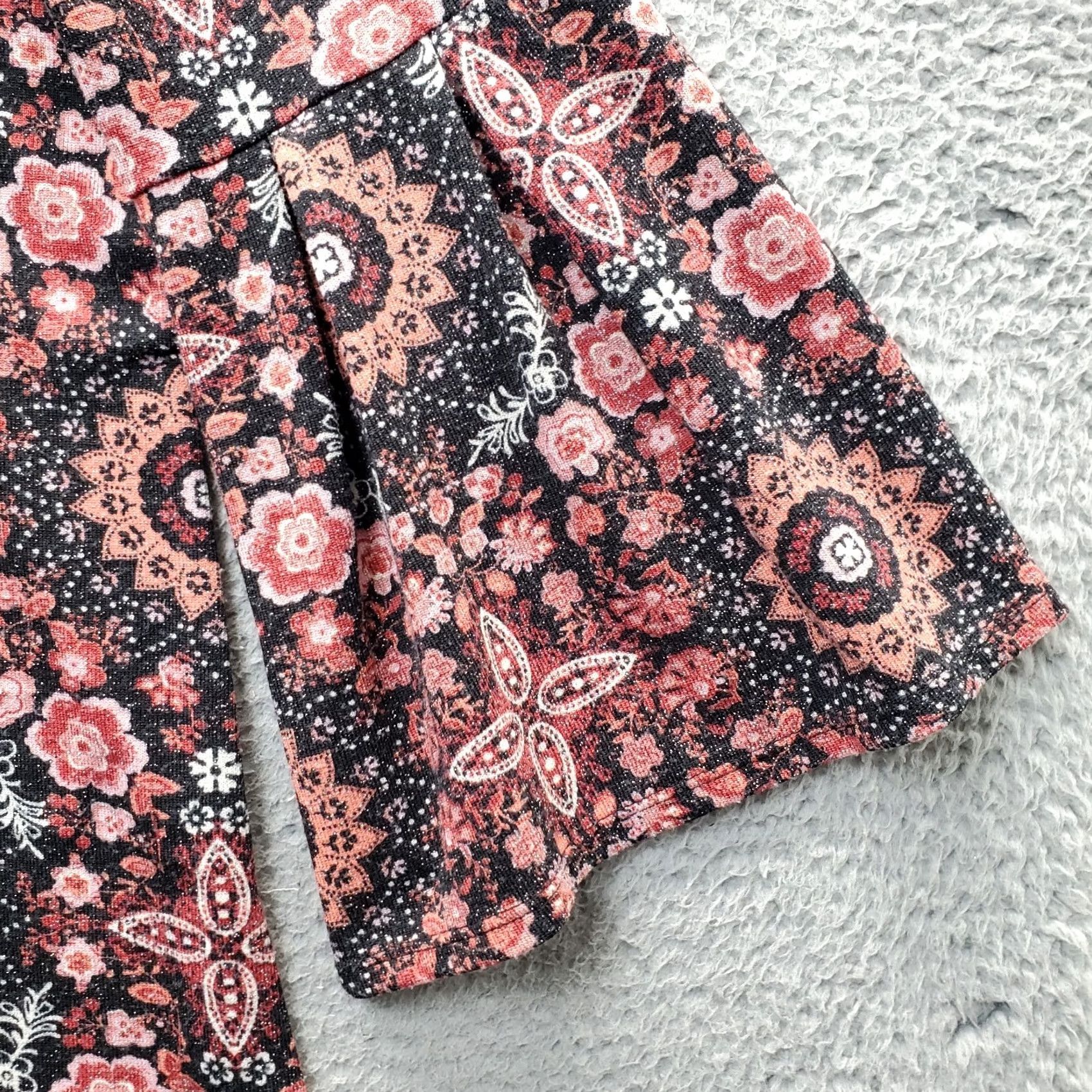 Vintage NY Collection Blouse Womens L Floral Bell Sleeve Pullover Top Size L / US 10 / IT 46 - 6 Thumbnail