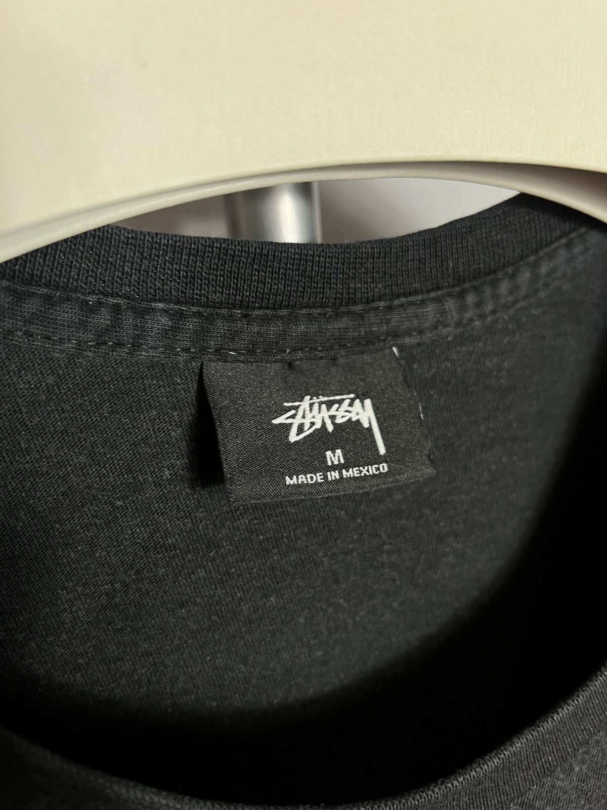 Stussy Stussy mens t-shirt black cotton Rainbow Size US M / EU 48-50 / 2 - 3 Thumbnail