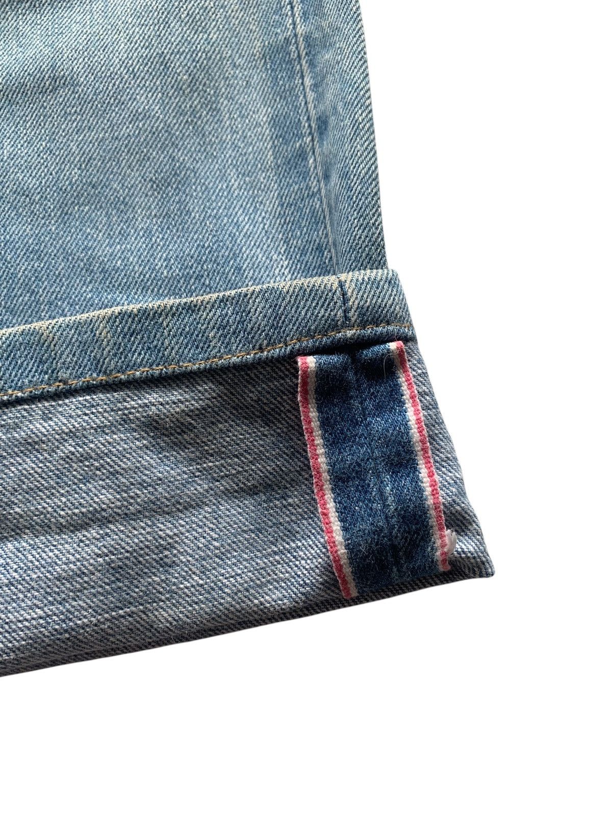 Kapital VINTAGE EDWIN 505X SELVEDGE BAGGY JAPANESE DISTRESSED DENIM Size US 29 - 6 Thumbnail