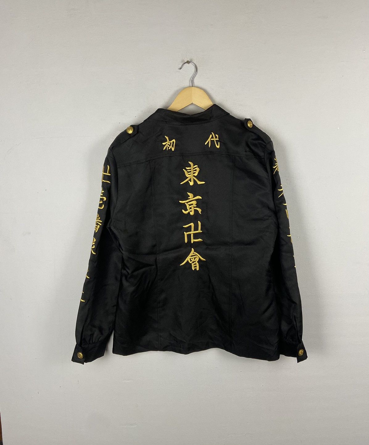 Japanese Brand VINTAGE JAPAN SCRIPT YAKUZA JACKET Size US XL / EU 56 / 4 - 1 Thumbnail