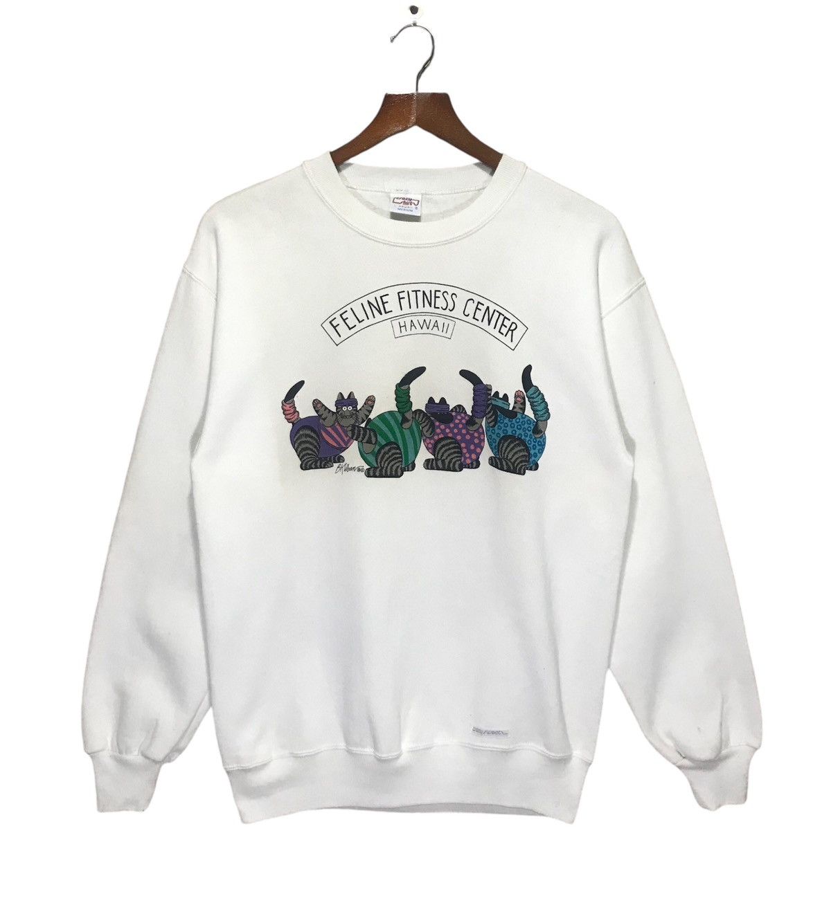 Other Vintage Bkliban Cat Hawai Sweatshirt Size US M / EU 48-50 / 2 - 1 Thumbnail