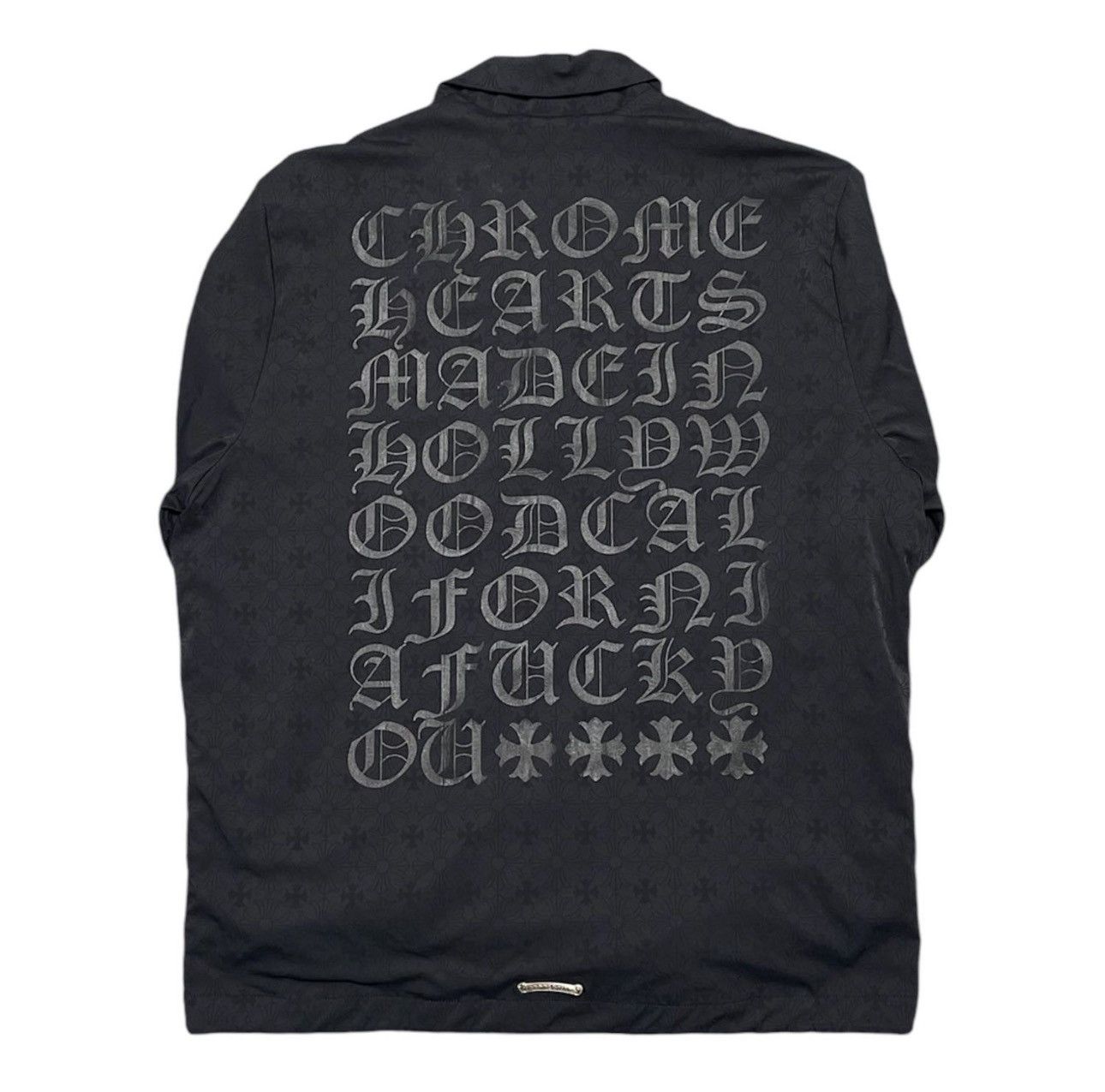 Chrome Hearts Chrome Hearts Eyechart Nylon Windbreaker Jacket Size US XL / EU 56 / 4 - 2 Thumbnail