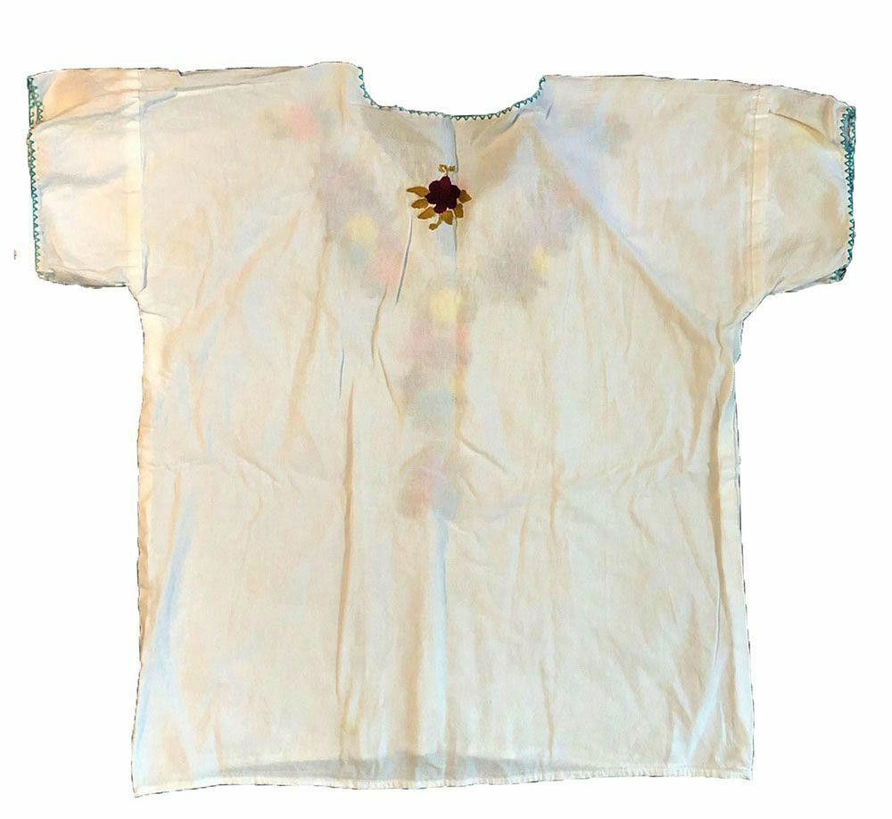 Designer Pre Owned White Hand Made Blouse Xl Size XL / US 12-14 / IT 48-50 - 3 Thumbnail