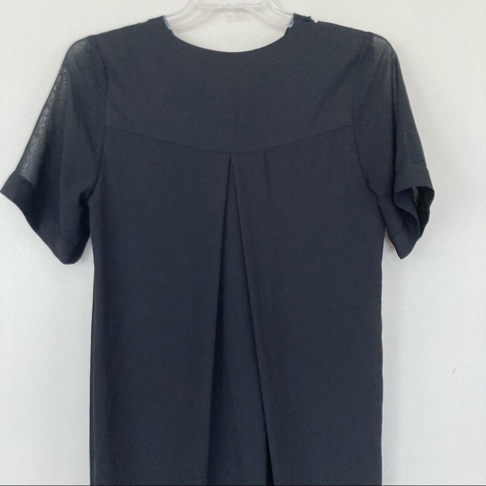 Topshop Topshop Black Twist Front Surplice Dress Sz 6 Size M / US 6-8 / IT 42-44 - 6 Thumbnail