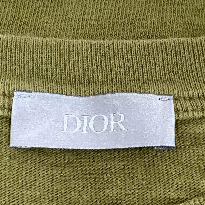 Dior Dior Green floral letter embroidered cotton round-neck shor Size US M / EU 48-50 / 2 - 6 Thumbnail