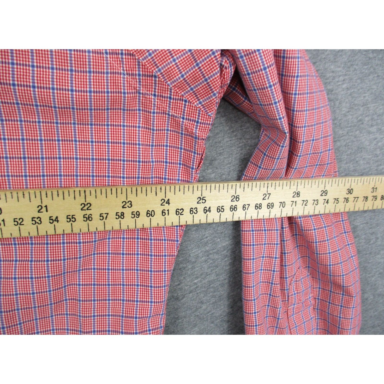 Ralph Lauren Ralph Lauren Blake Shirt Medium Men Red Plaid Two Ply Cotton Blue Pony Shirt Button-Up Chest 50 in Regular Mens Size US M / EU 48-50 / 2 - 6 Thumbnail
