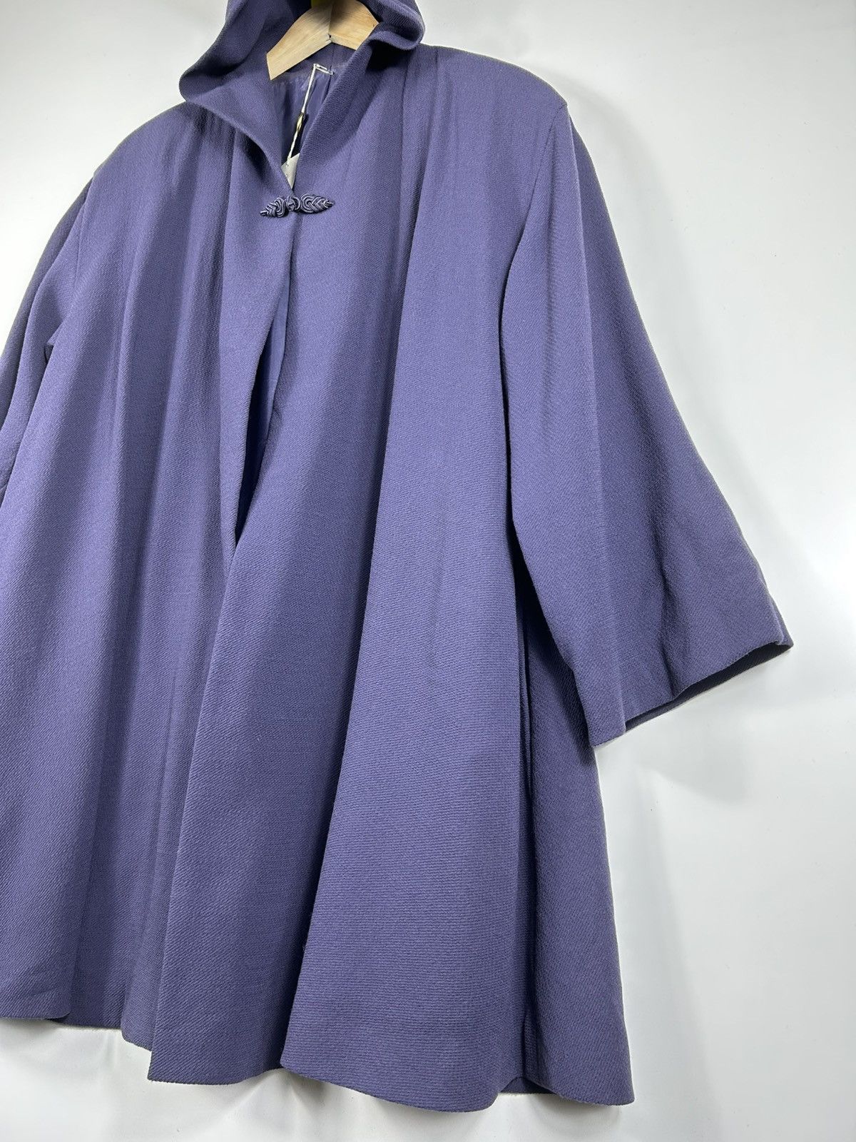 Designer × Japanese Brand × Vintage ⚡️Vintage Designer Gracile Nadia Hooded Loose Jacket Size XS / US 0-2 / IT 36-38 - 3 Thumbnail