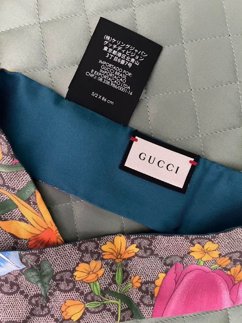 Gucci Gucci Mulberry silk scarf Size ONE SIZE - 6 Thumbnail