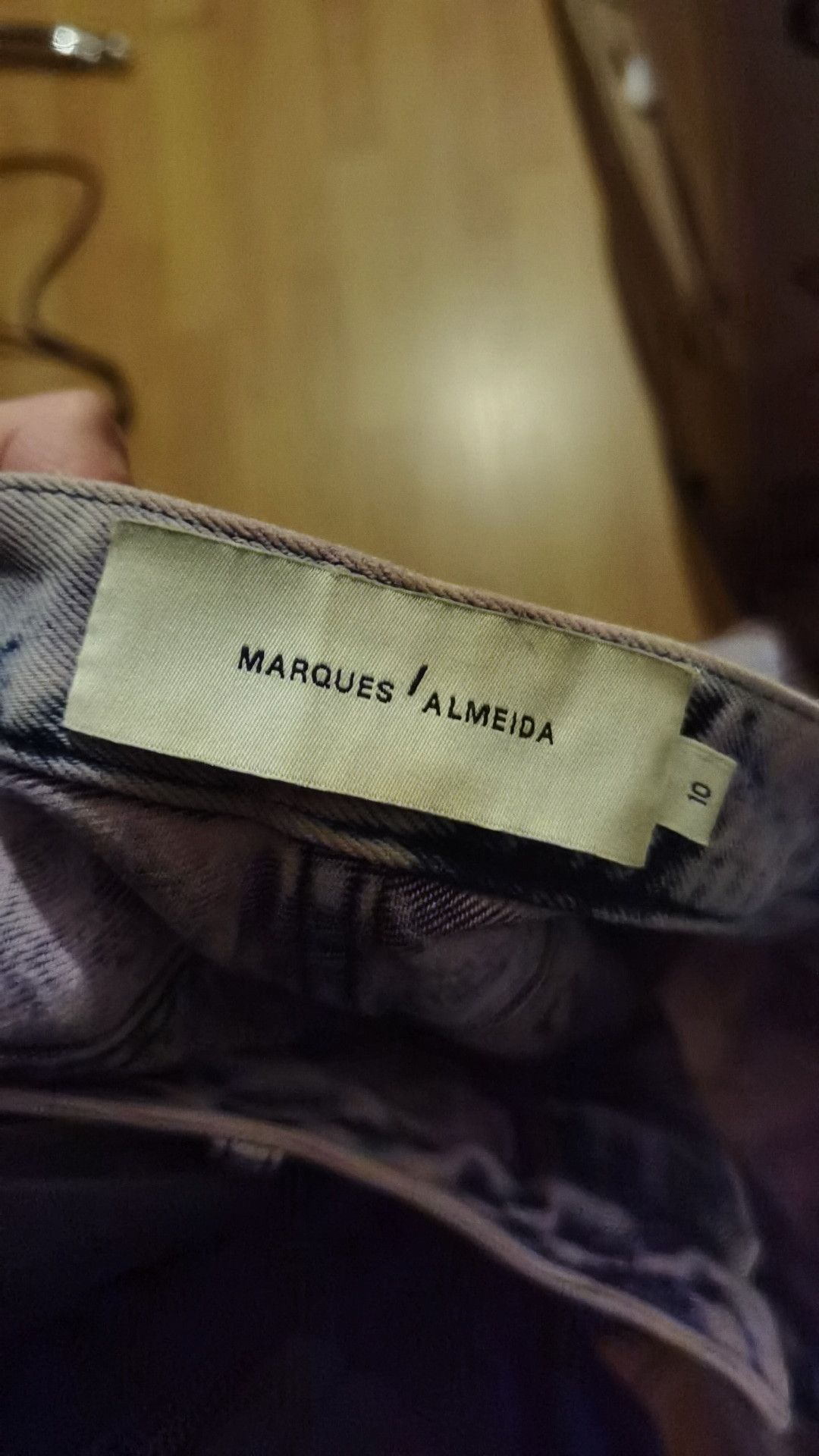 Marques'Almeida Marques Almeida Pink Denim Army Jacket and Jeans (BUNDLE) Size US 30 / EU 46 - 3 Thumbnail