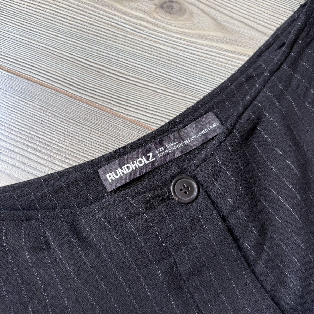 Rundholz Rundholz Avantgarde Wide Leg Striped Trousers Size 26" / US 2 / IT 38 - 7 Thumbnail