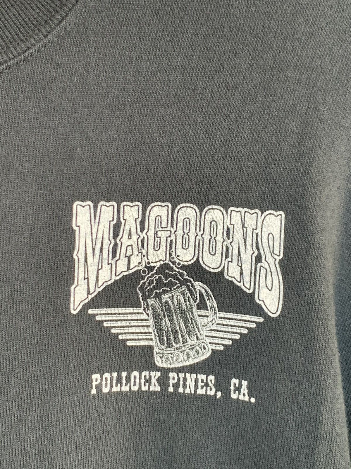 Vintage *RARE* Vintage Magoons Saloon Pollock Pines Biker LS Shirt Size US L / EU 52-54 / 3 - 5 Thumbnail