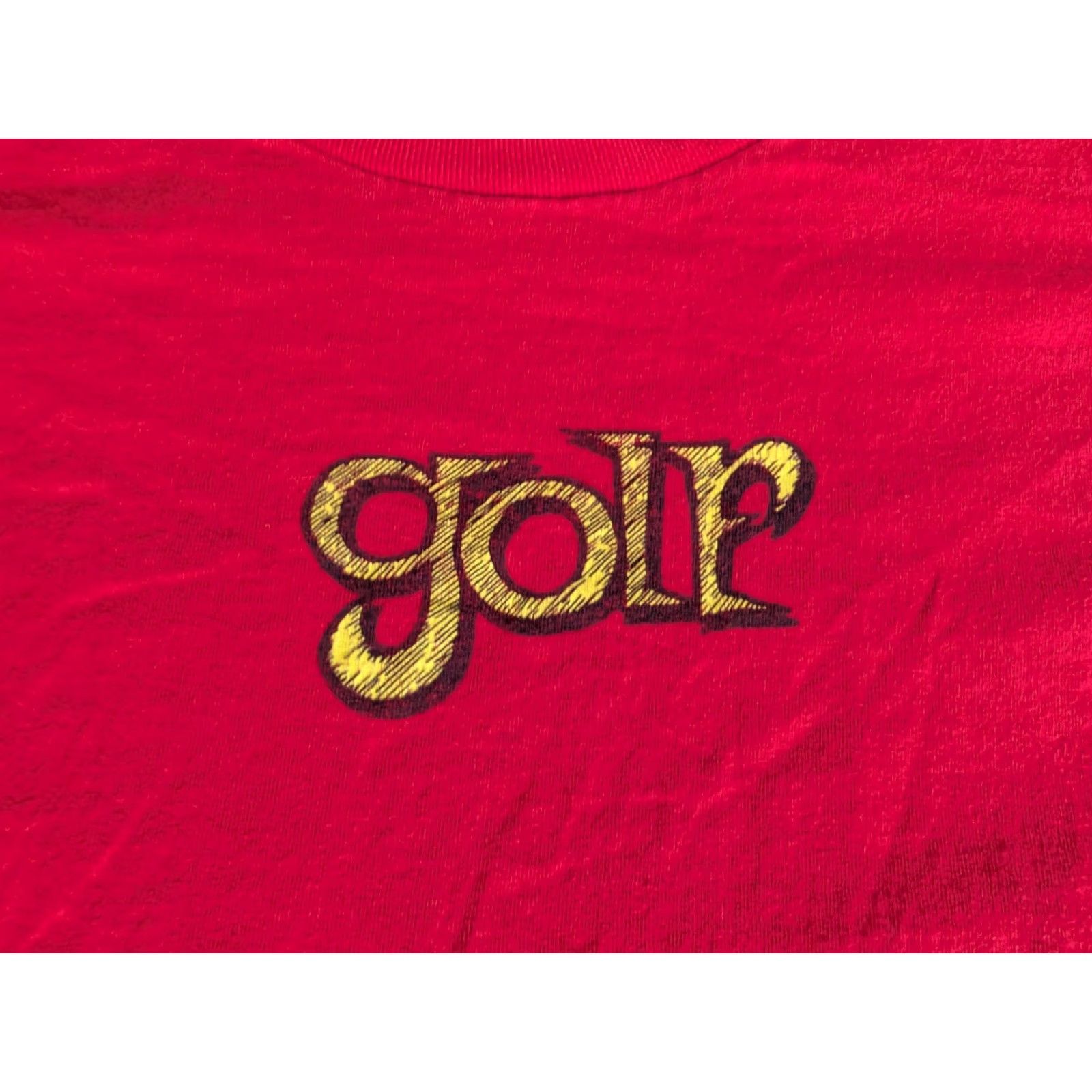 Golf Wang Golf Wang Shirt Mens Red Spell Out Logo Tee Shirt Size Large Tyler The Creator Size US L / EU 52-54 / 3 - 3 Thumbnail
