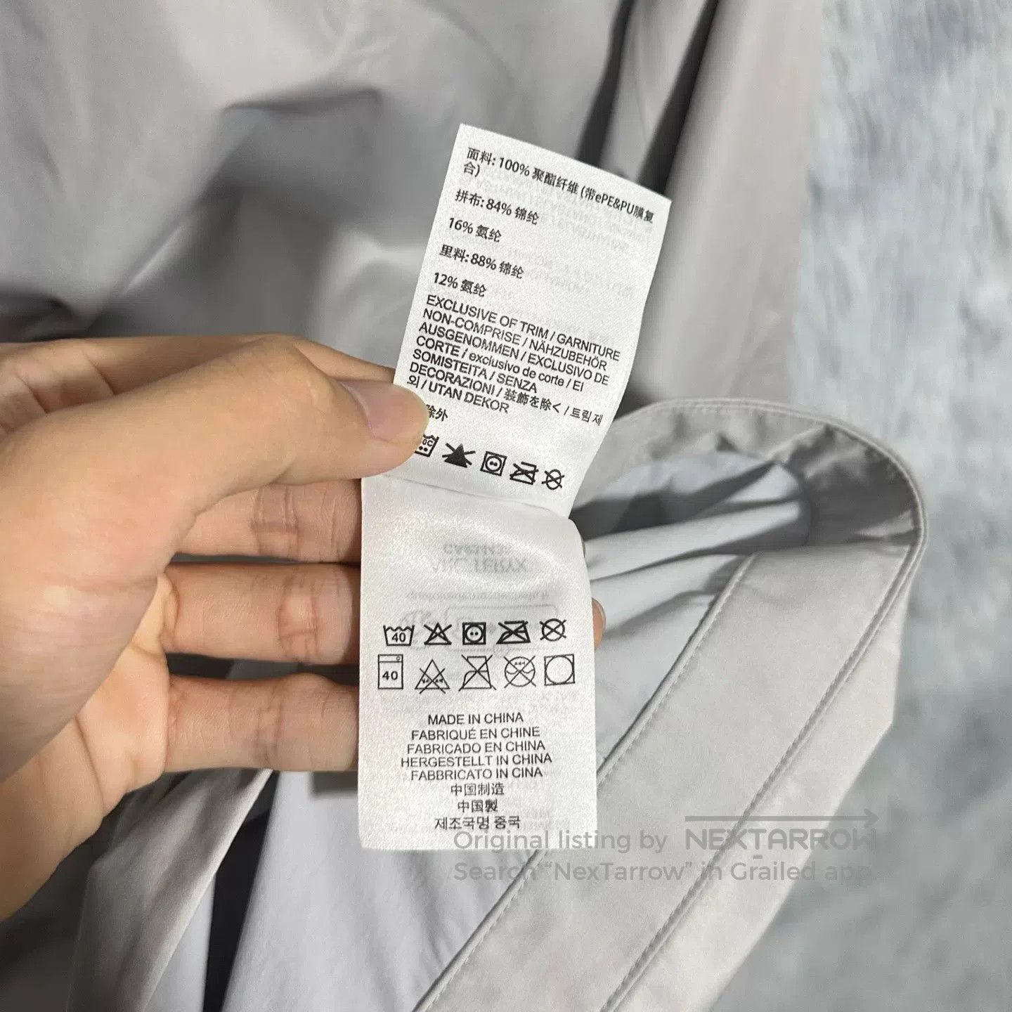 Arc'teryx arcteryx solano jacket in hidden gray. Size US L / EU 52-54 / 3 - 7 Thumbnail