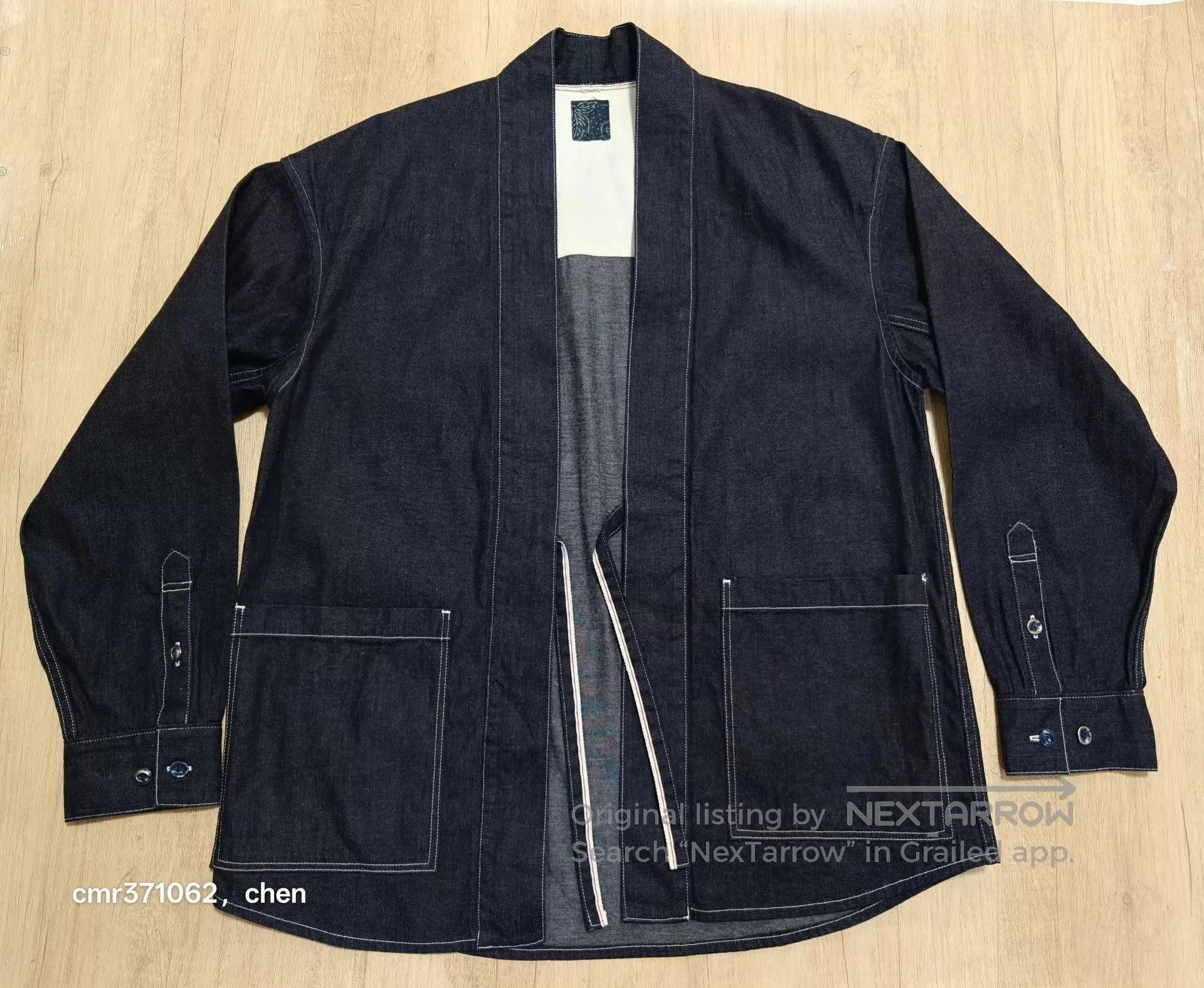 Visvim Blue Denim Long Sleeve Jacket. Size US L / EU 52-54 / 3 - 1 Thumbnail