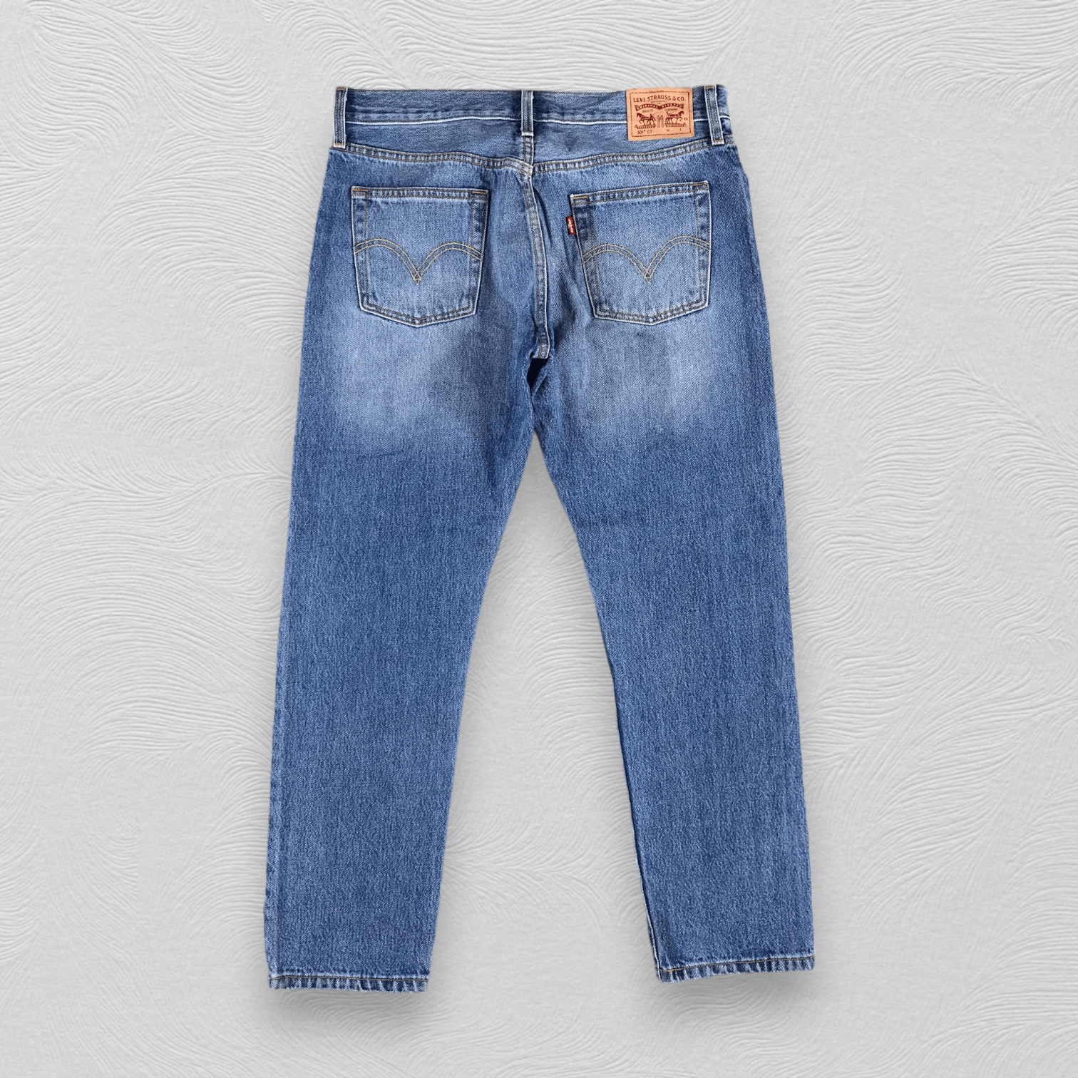 Levi's Levis 501 Jeans Distressed Denim KJ1012 Size US 28 / EU 44 - 2 Thumbnail