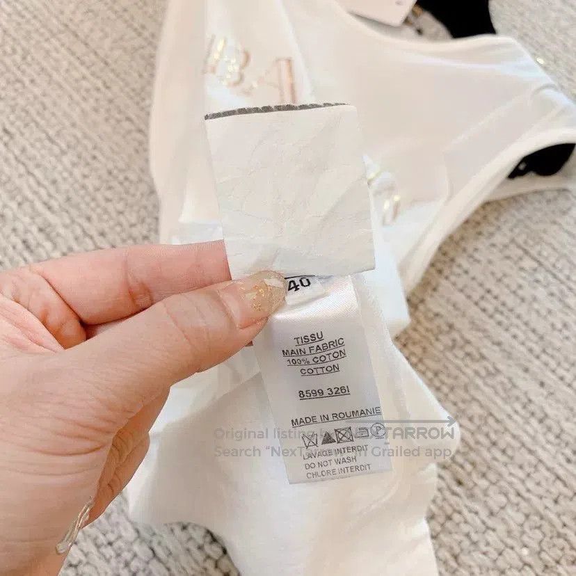 Balmain BALMAIN White Sleeveless Top Size 40. Size US XXS / EU 40 - 7 Thumbnail