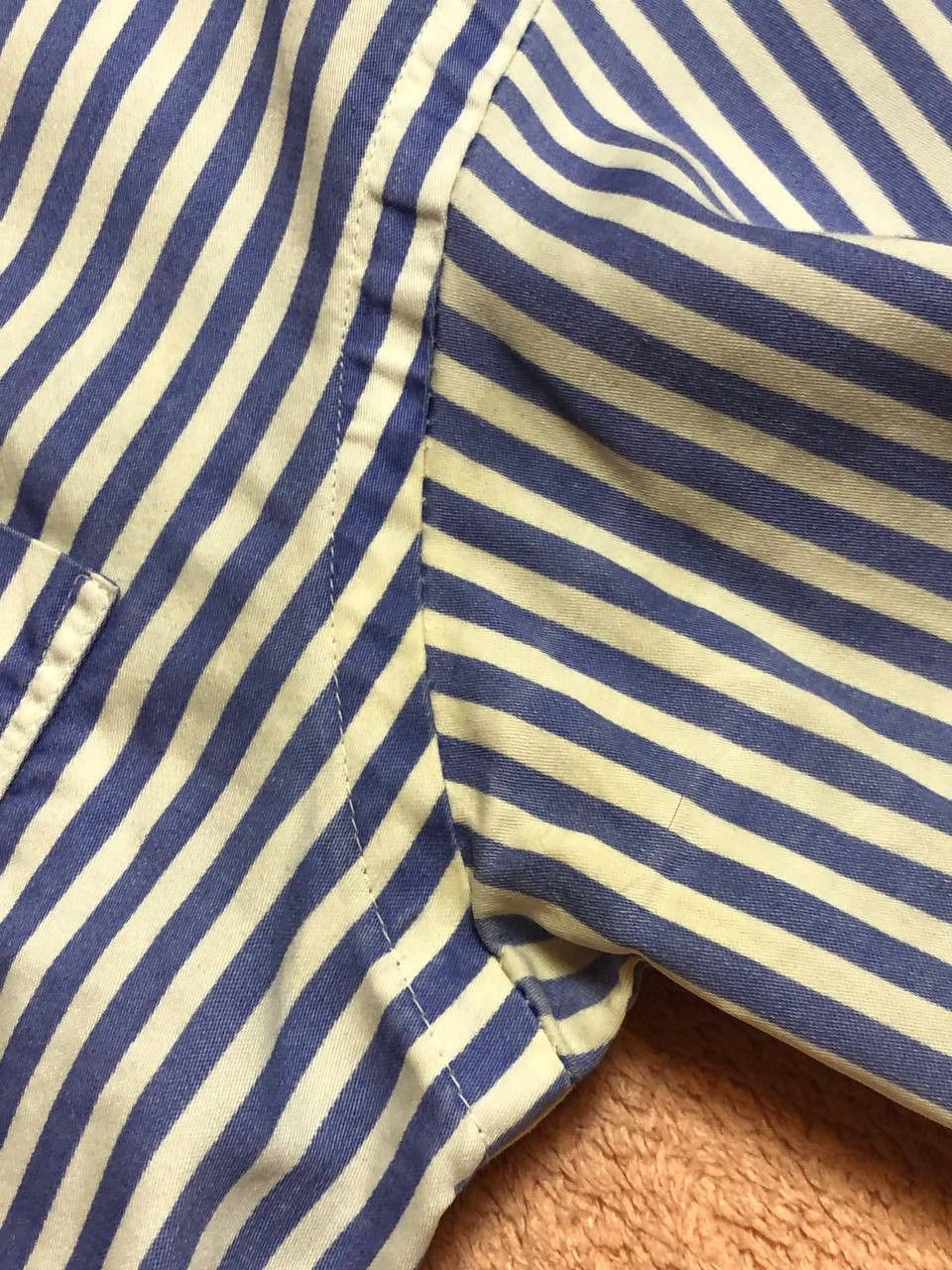 Lacoste Vintage striped print shirt Y2K Lacoste logo streetwear Size US L / EU 52-54 / 3 - 13 Thumbnail