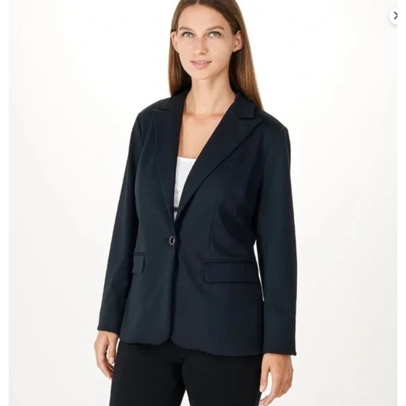 Other J Jason Wu Womens Knit Ponte Blazer Black Size Small Size S / US 4 / IT 40 - 12 Thumbnail