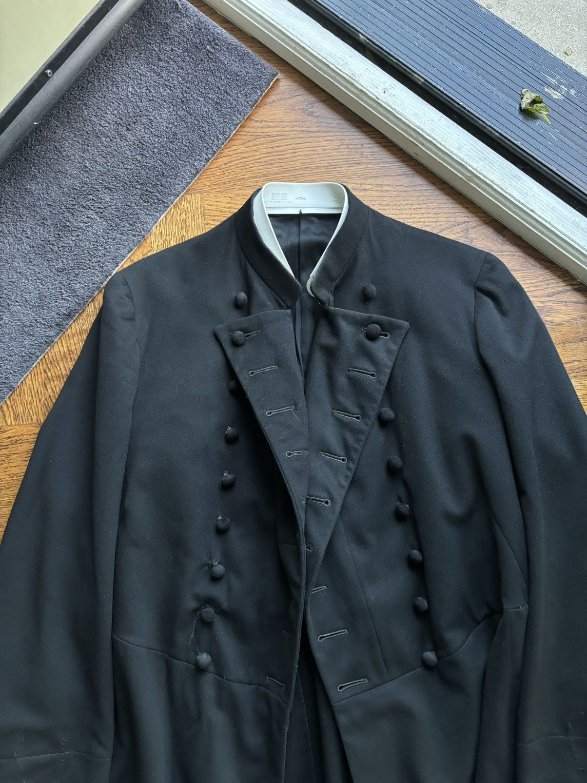 Vintage 1920s Wool Coat Antique Peacoat Greatcoat True Vintage Wool Size US M / EU 48-50 / 2 - 9 Thumbnail