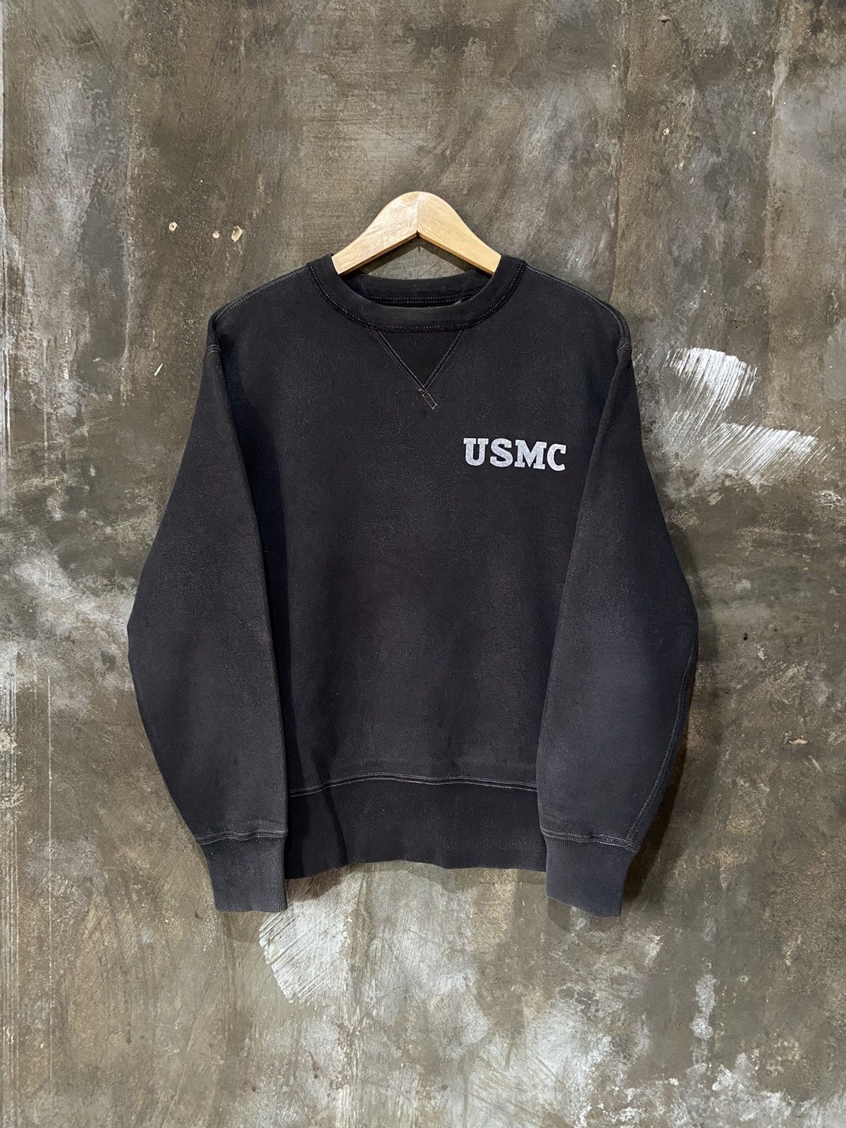 Mister Freedom Real McCoy's Double V Loopwheel Faded Swatshirts Size US S / EU 44-46 / 1 - 1 Thumbnail