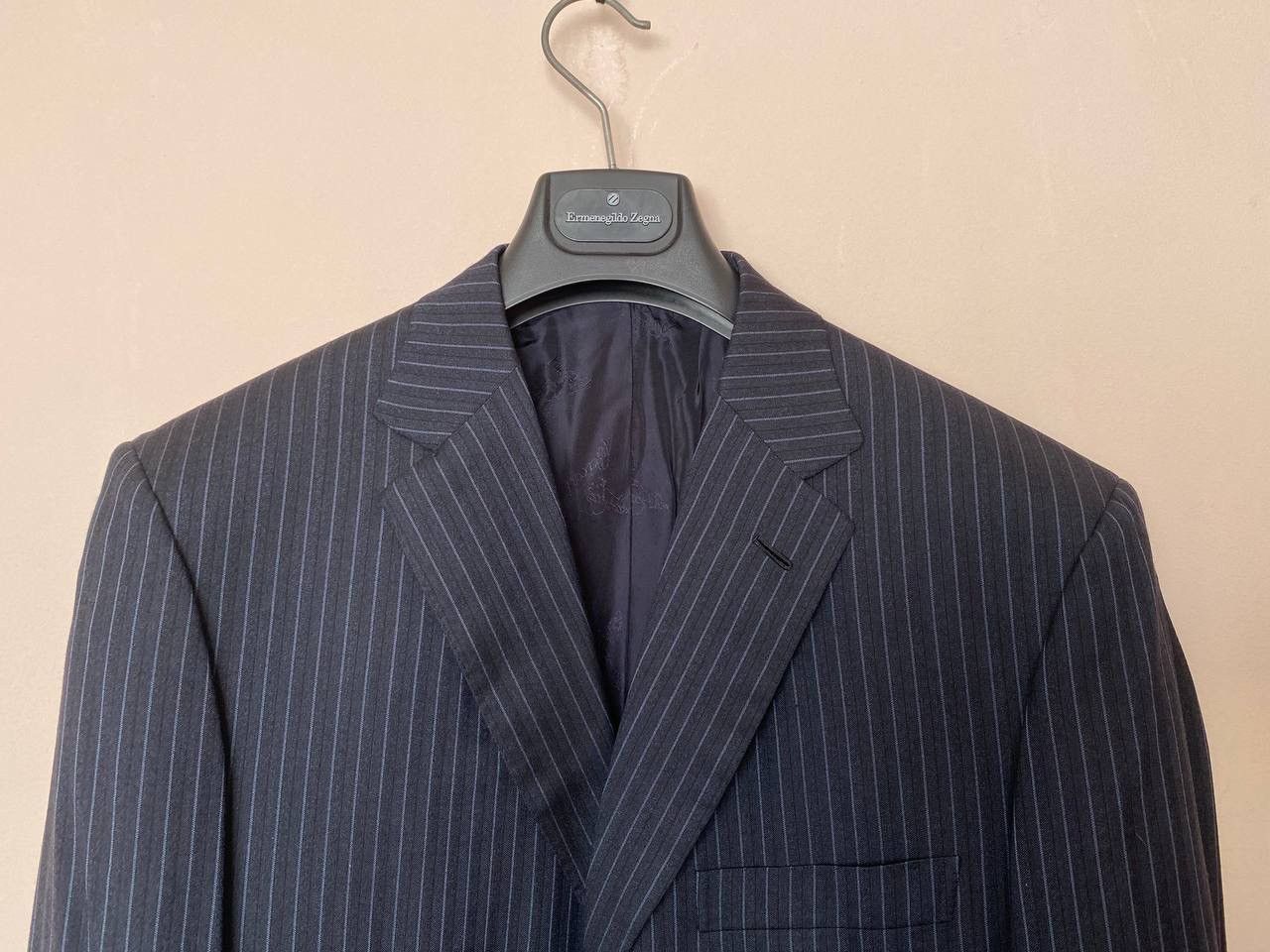 Brioni Brioni Colosseo suit 52 R Silk/Wool Blue Size 52R - 2 Thumbnail