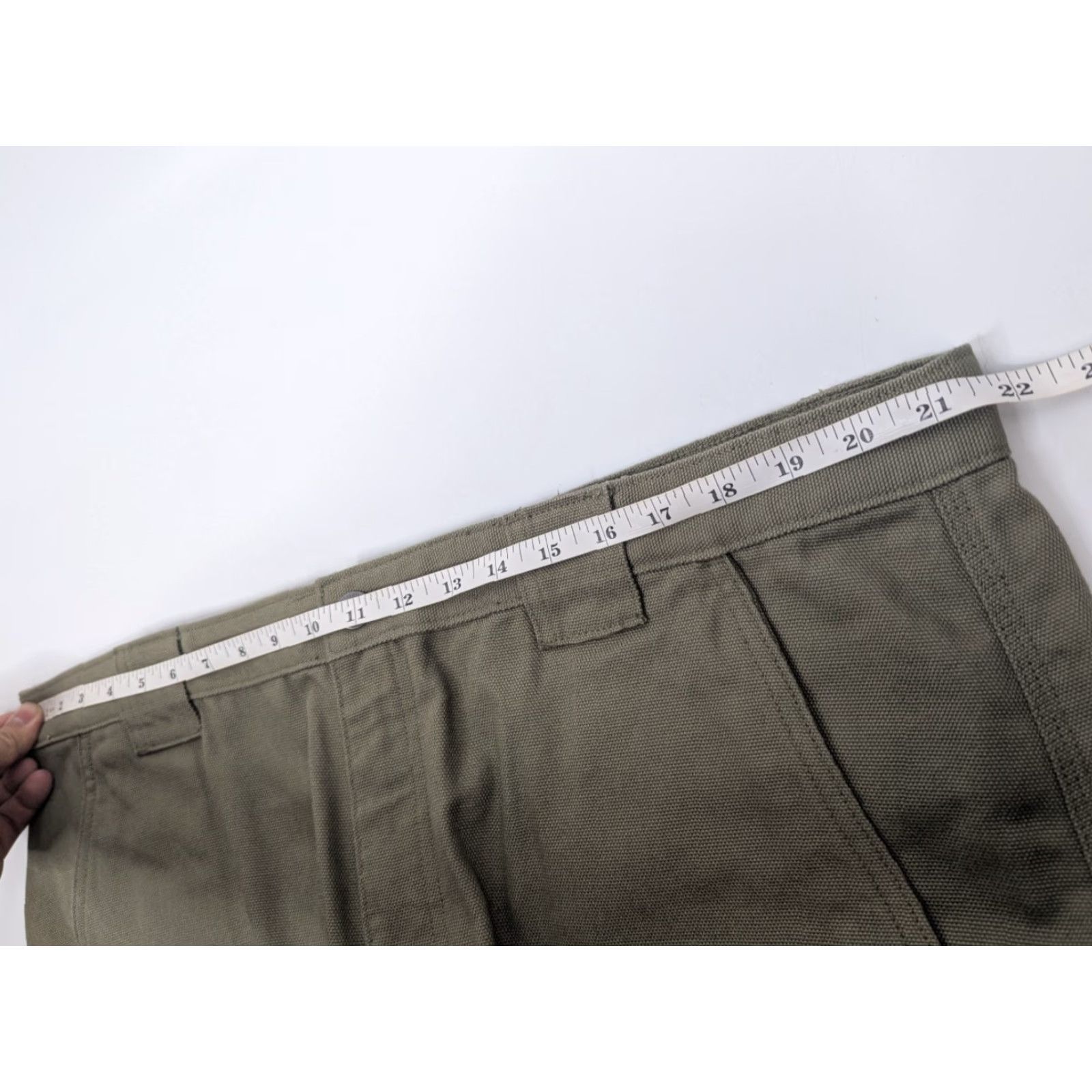 Duluth Trading Company Duluth Trading Mens Shorts 42 Green Cargo Pockets Canvas Lightweight? Heavyweight Workwear Size US 42 / EU 58 - 6 Thumbnail