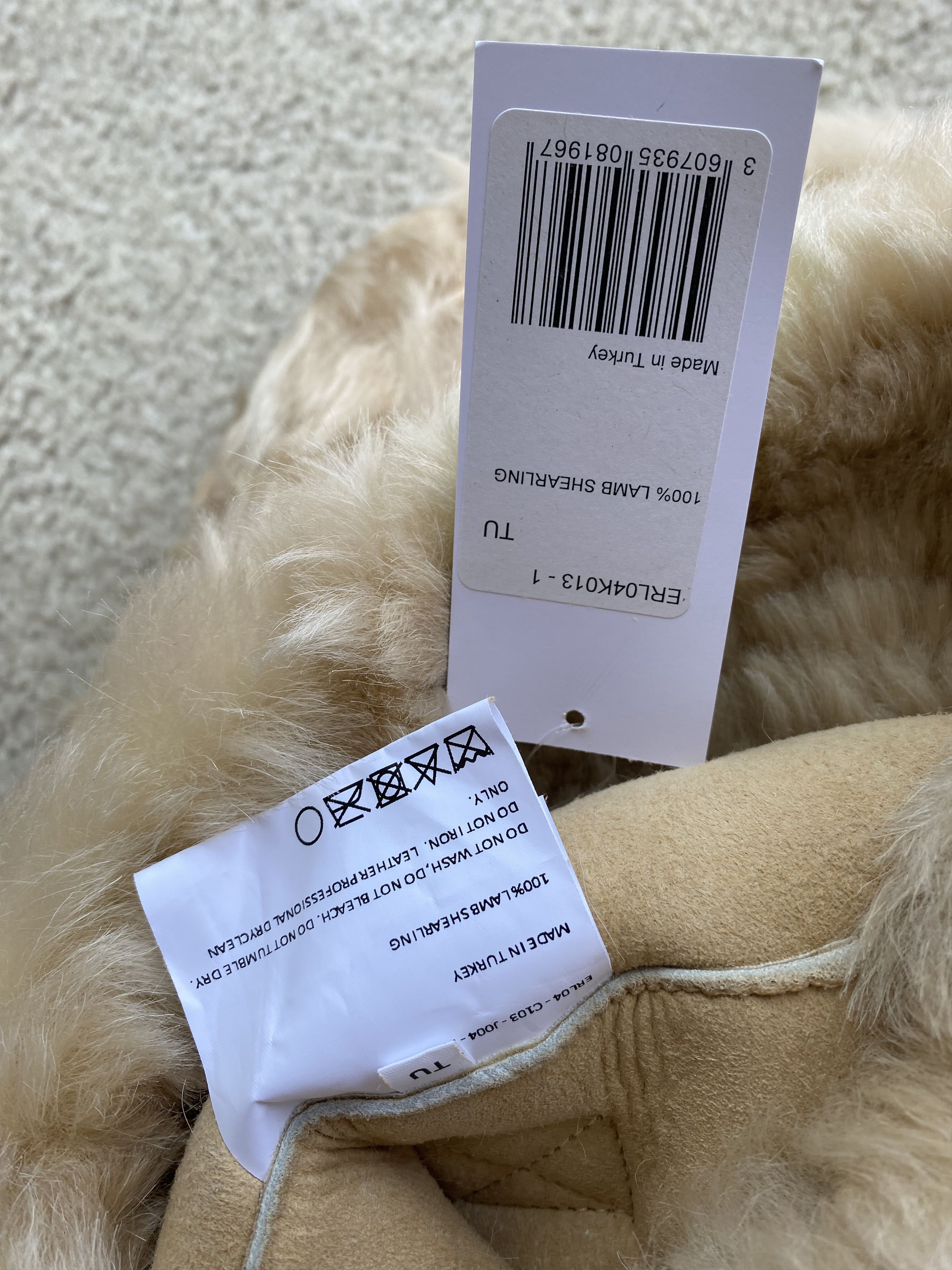 ERL ERL Shearling Tote Bag Size ONE SIZE - 9 Thumbnail