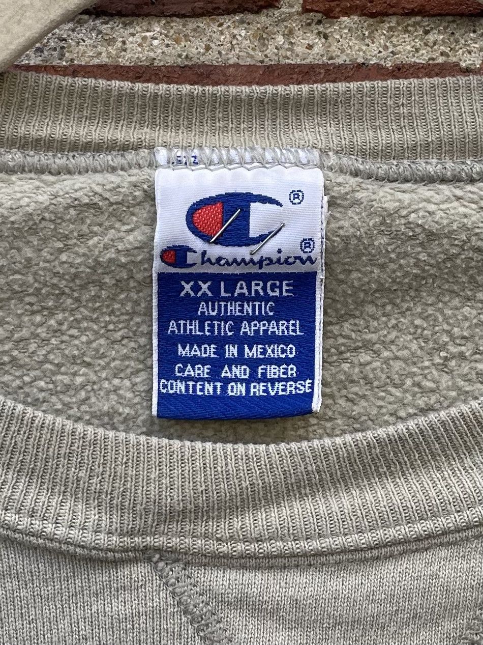 Champion Vintage 90s Champion Script Logo Spell Out Crewneck Size US XXL / EU 58 / 5 - 2 Thumbnail