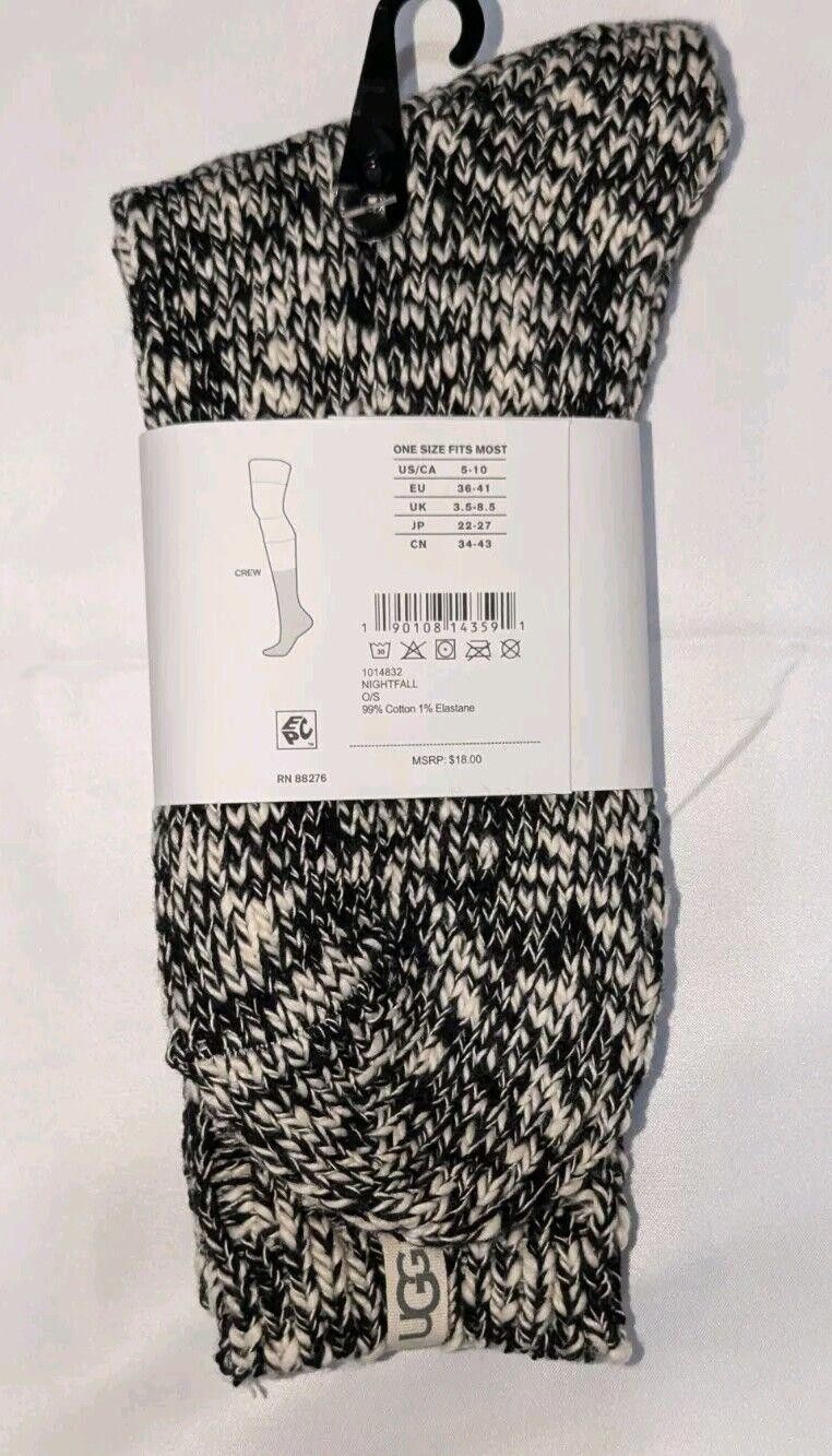 Ugg 3 PAIRS Women's UGG RIB KNIT SLOUCHY Crew Socks Size 5-10 Size ONE SIZE - 5 Thumbnail