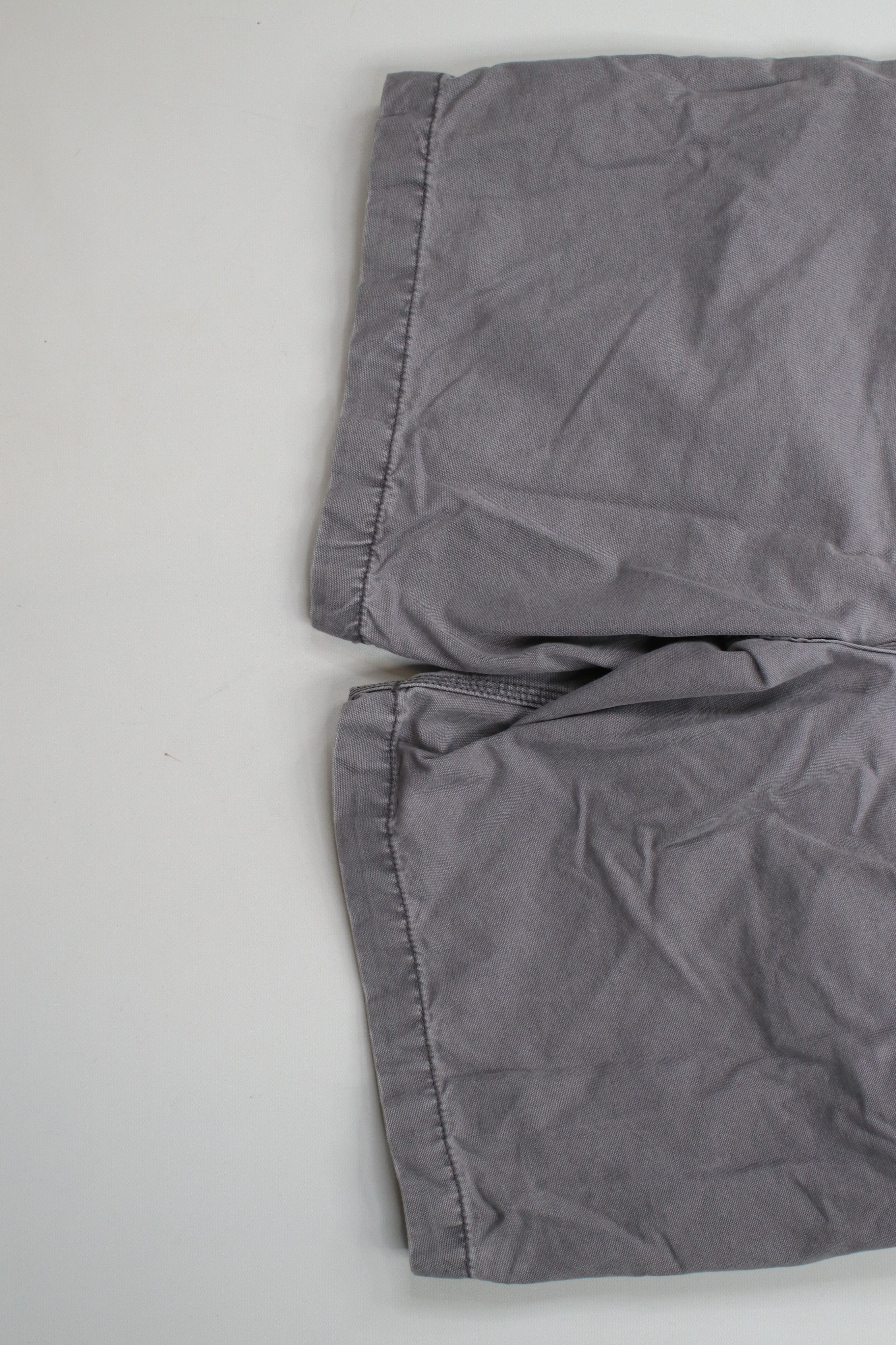 Carhartt × Vintage Vintage Carhartt Canvas Relaxed Fit Dungaree Shorts Gray Size US 34 / EU 50 - 12 Thumbnail