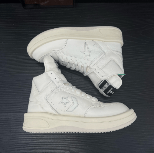 Rick Owens Rick Owens mid-top basketball shoes Size US 12 / EU 45 - 4 Thumbnail