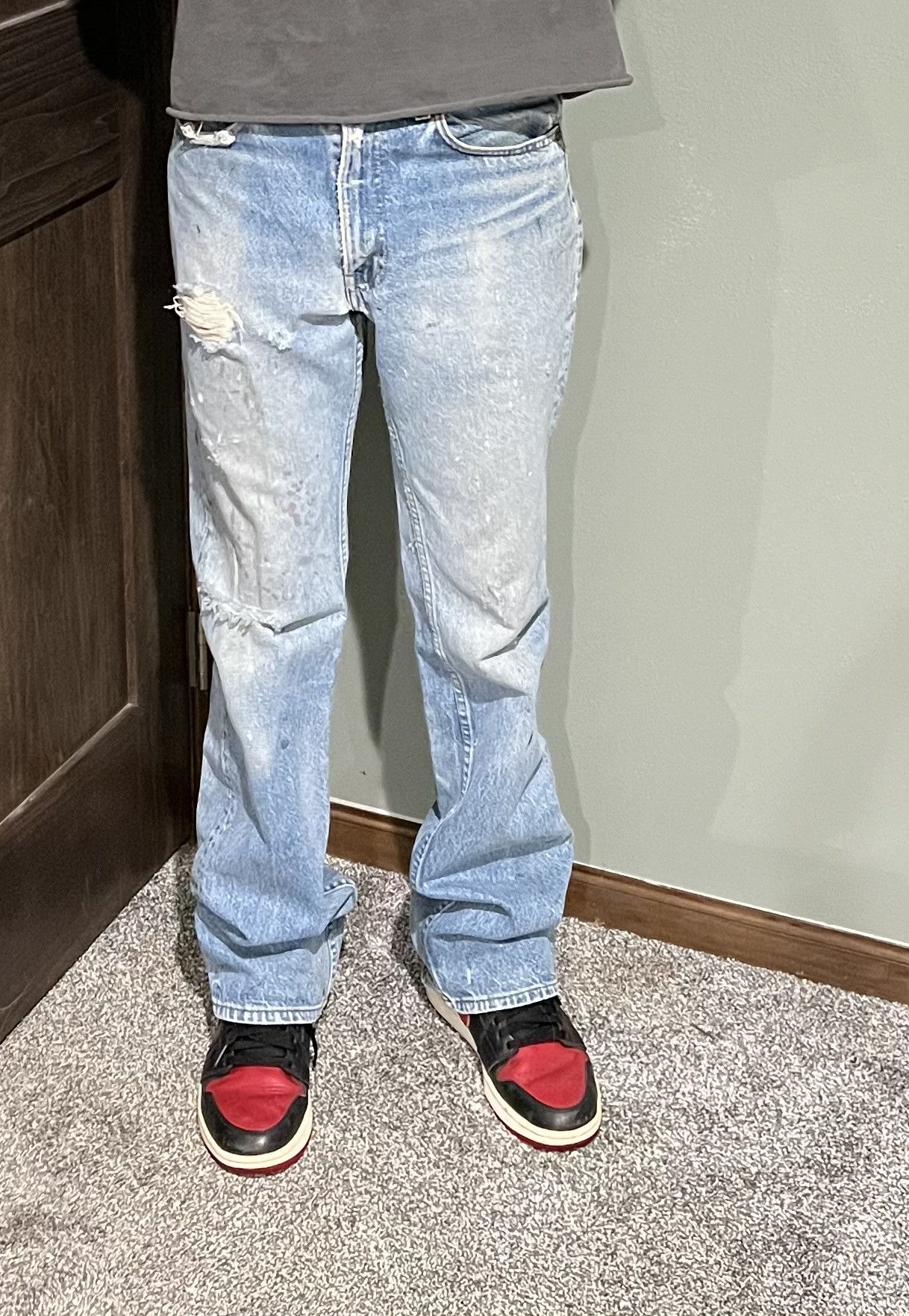 Levi's × Levi's Vintage Clothing × Vintage 1970s 517 Bootcut Levis Size US 30 / EU 46 - 12 Thumbnail