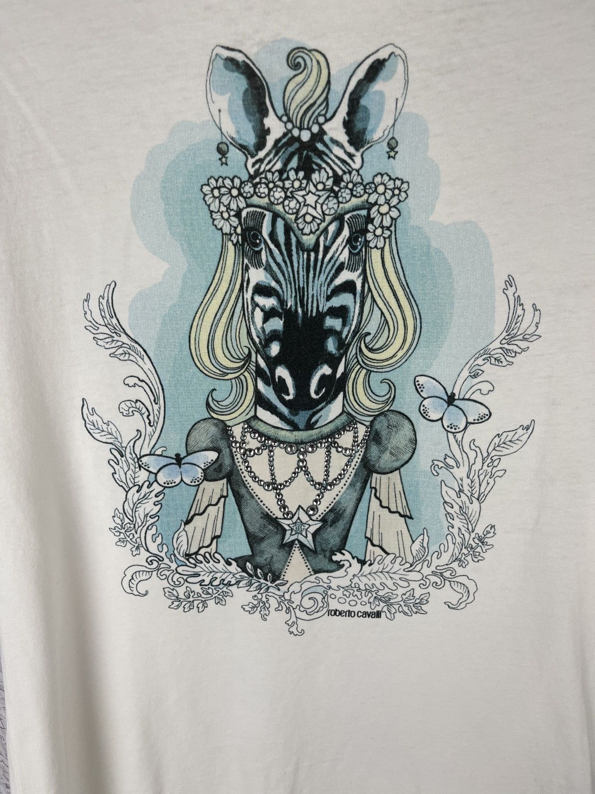 Roberto Cavalli Roberto Cavalli vintage zebra 🦓 big print tee shirt Size M / US 6-8 / IT 42-44 - 4 Thumbnail