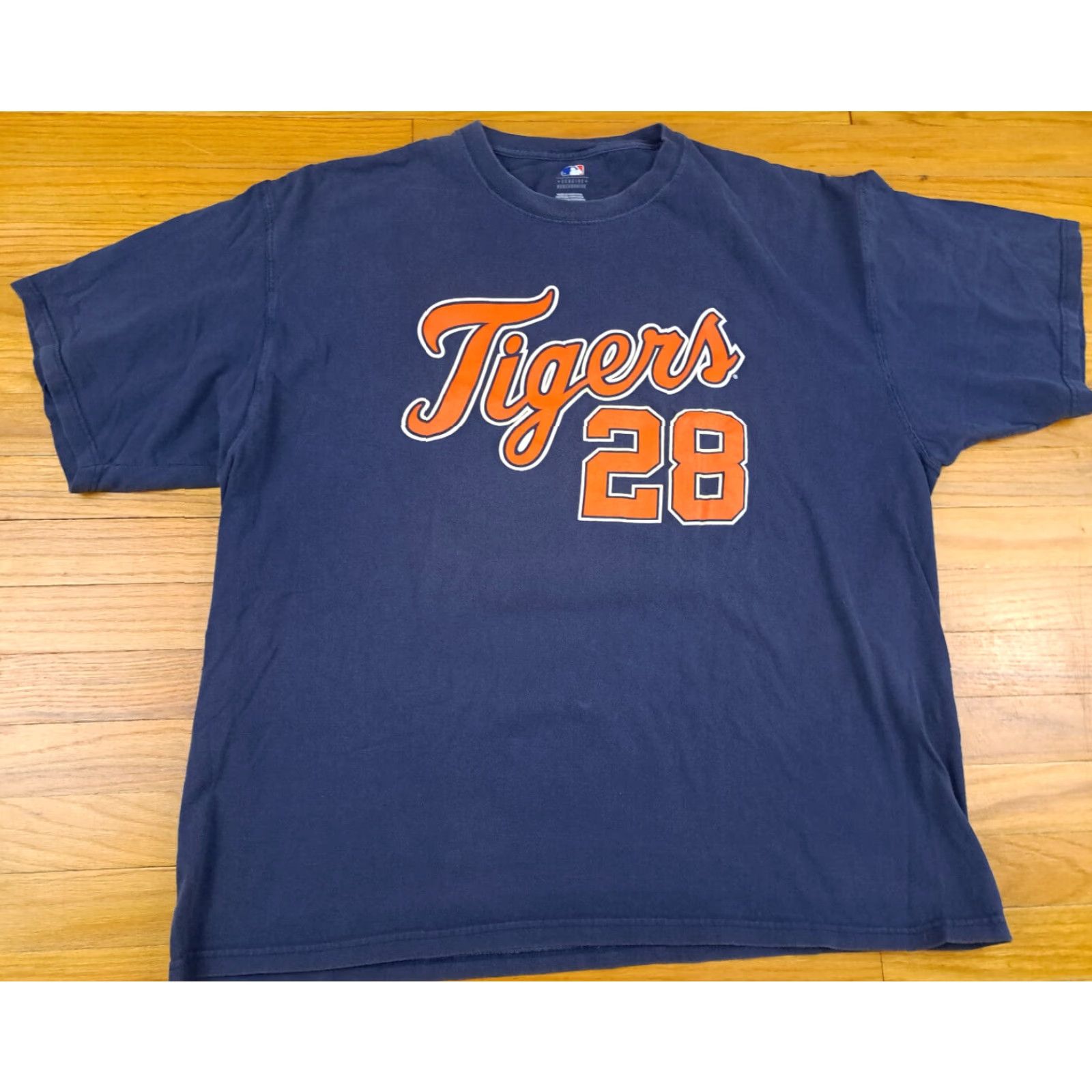 Vintage VINTAGE Detroit Tigers Curtis Granderson 28 Genuine Merchandise T-Shirt 2XL Blue Men Short Sleeve Sports Baseball Mens Size US XXL / EU 58 / 5 - 3 Thumbnail