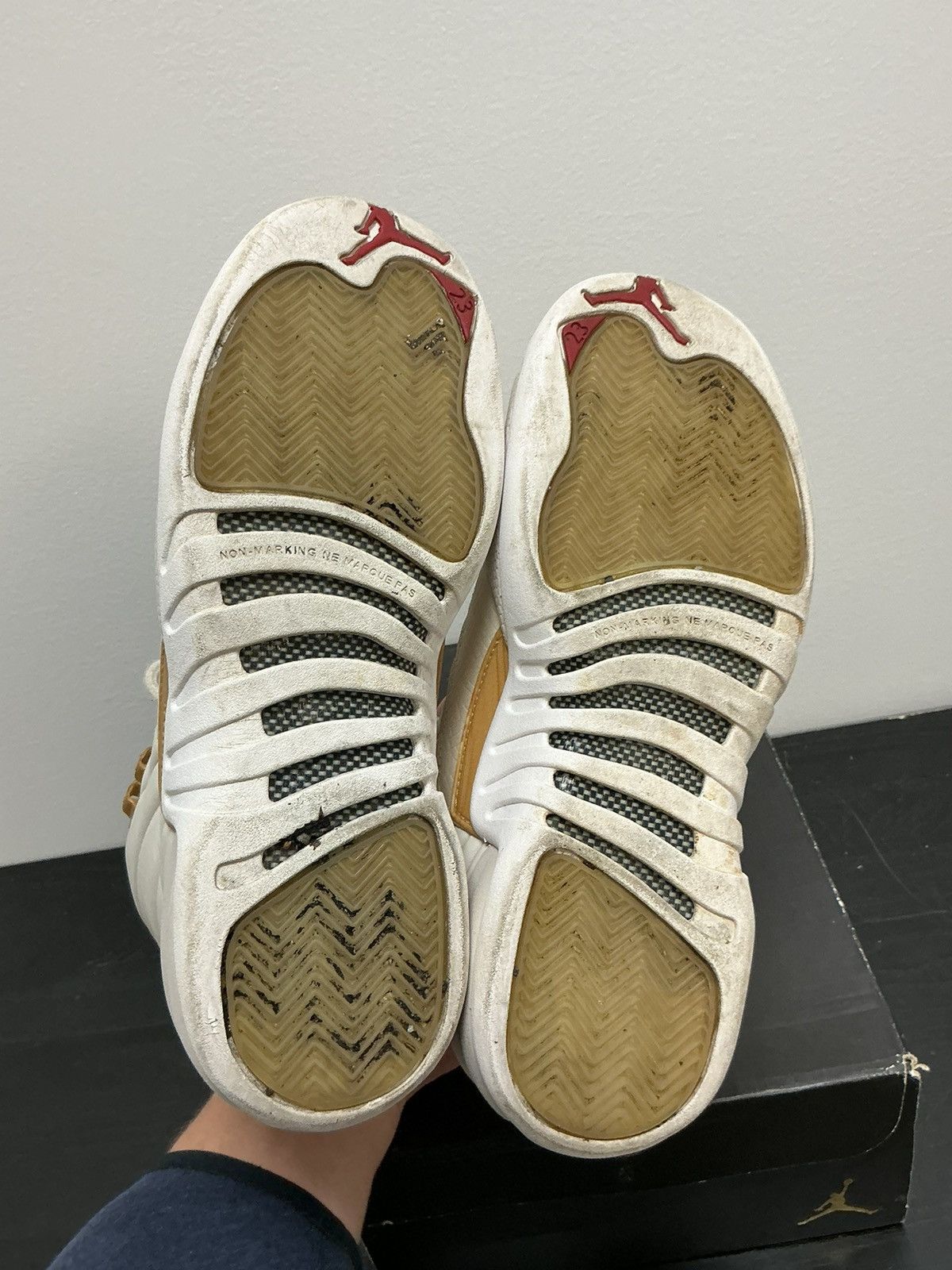 Jordan Brand Jordan 12 Chinese new year light oatmeal brown (gs) Size US 7 / EU 40 - 5 Thumbnail